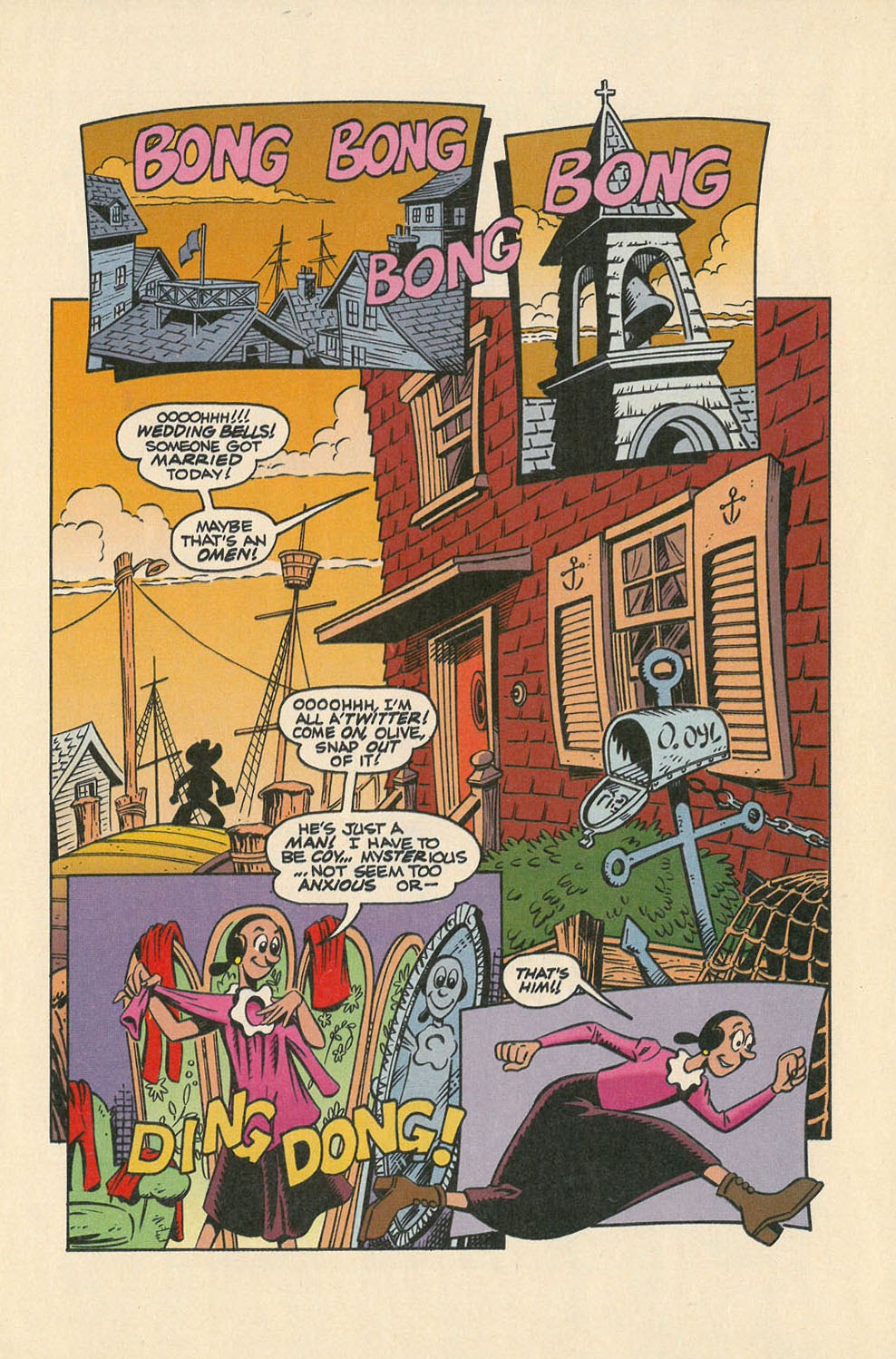 Read online The Wedding of Popeye & Olive comic -  Issue # Full - 3