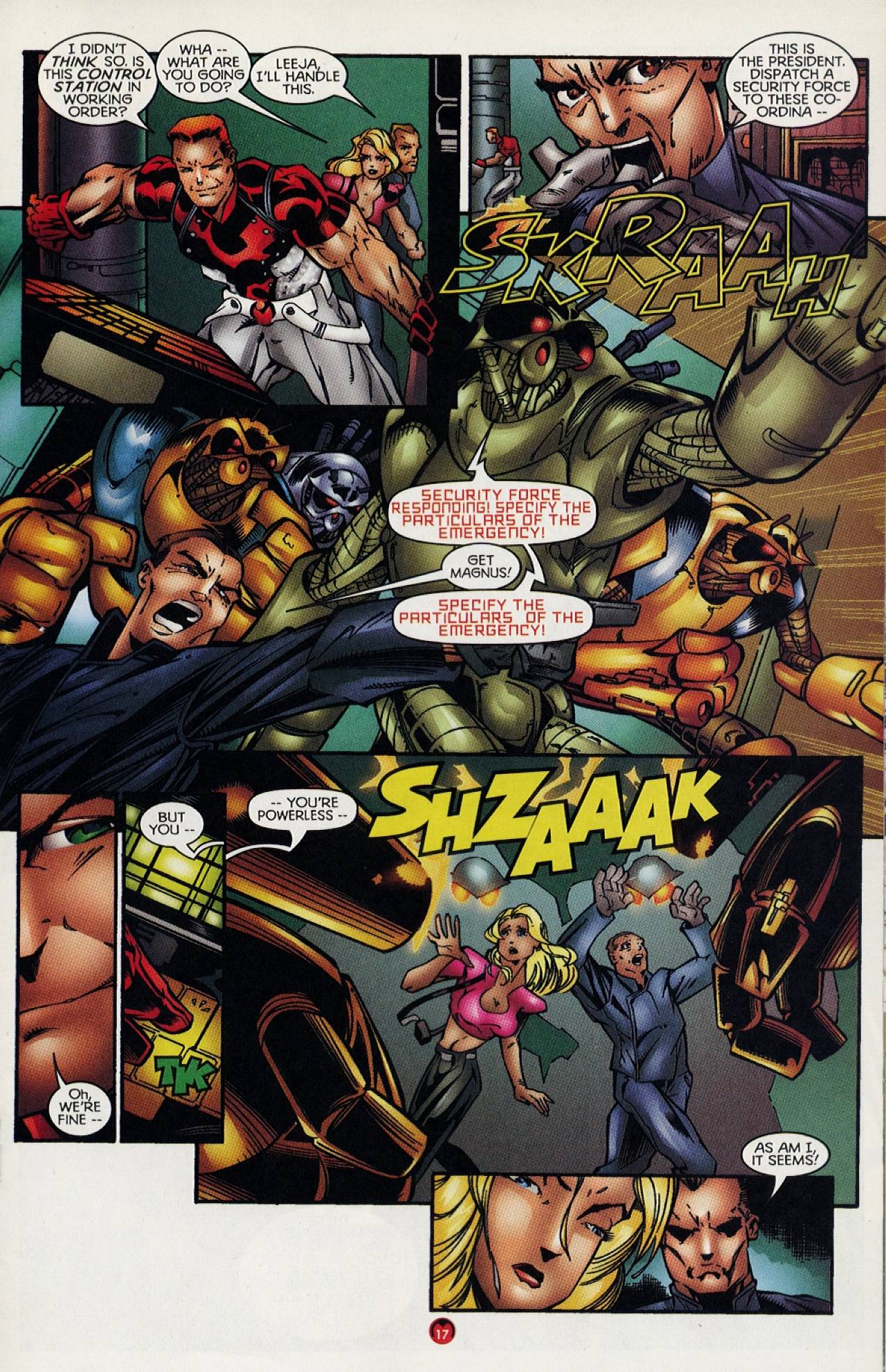 Read online Magnus Robot Fighter (1997) comic -  Issue #13 - 14