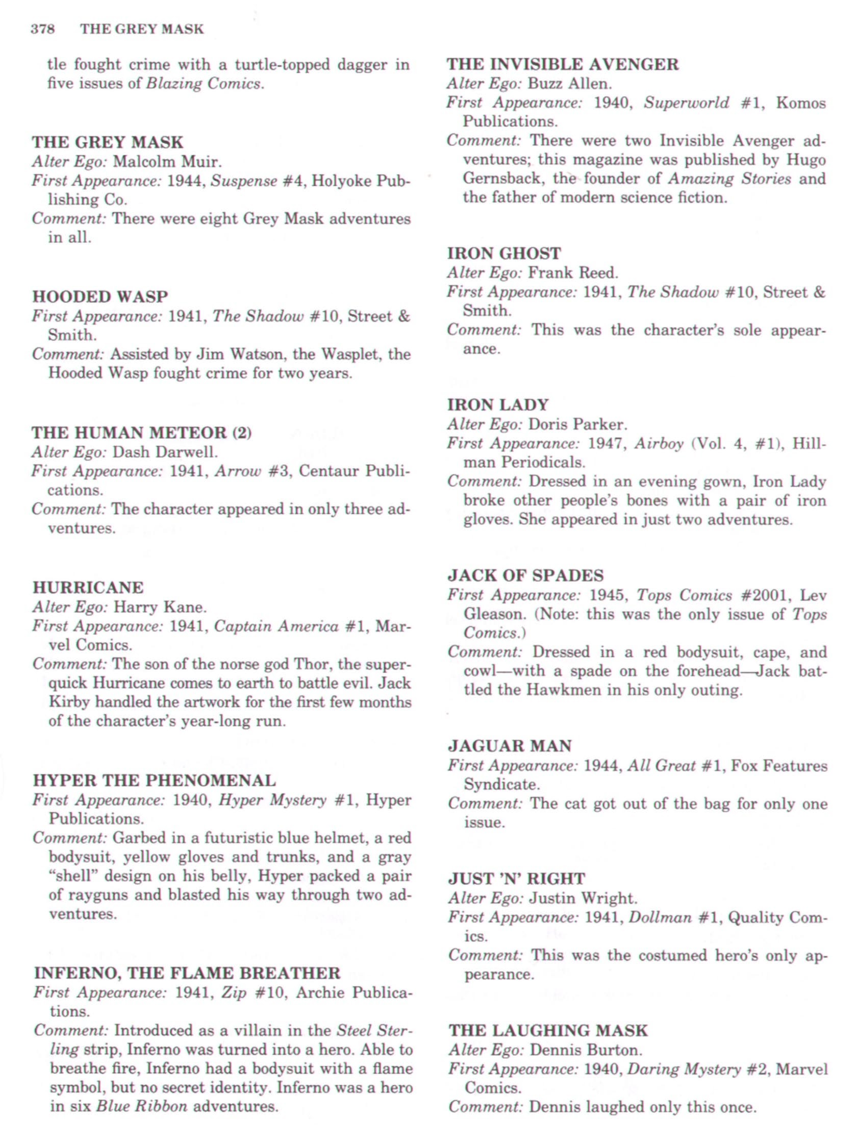 Read online The Encyclopedia of Superheroes comic -  Issue # TPB (Part 5) - 21