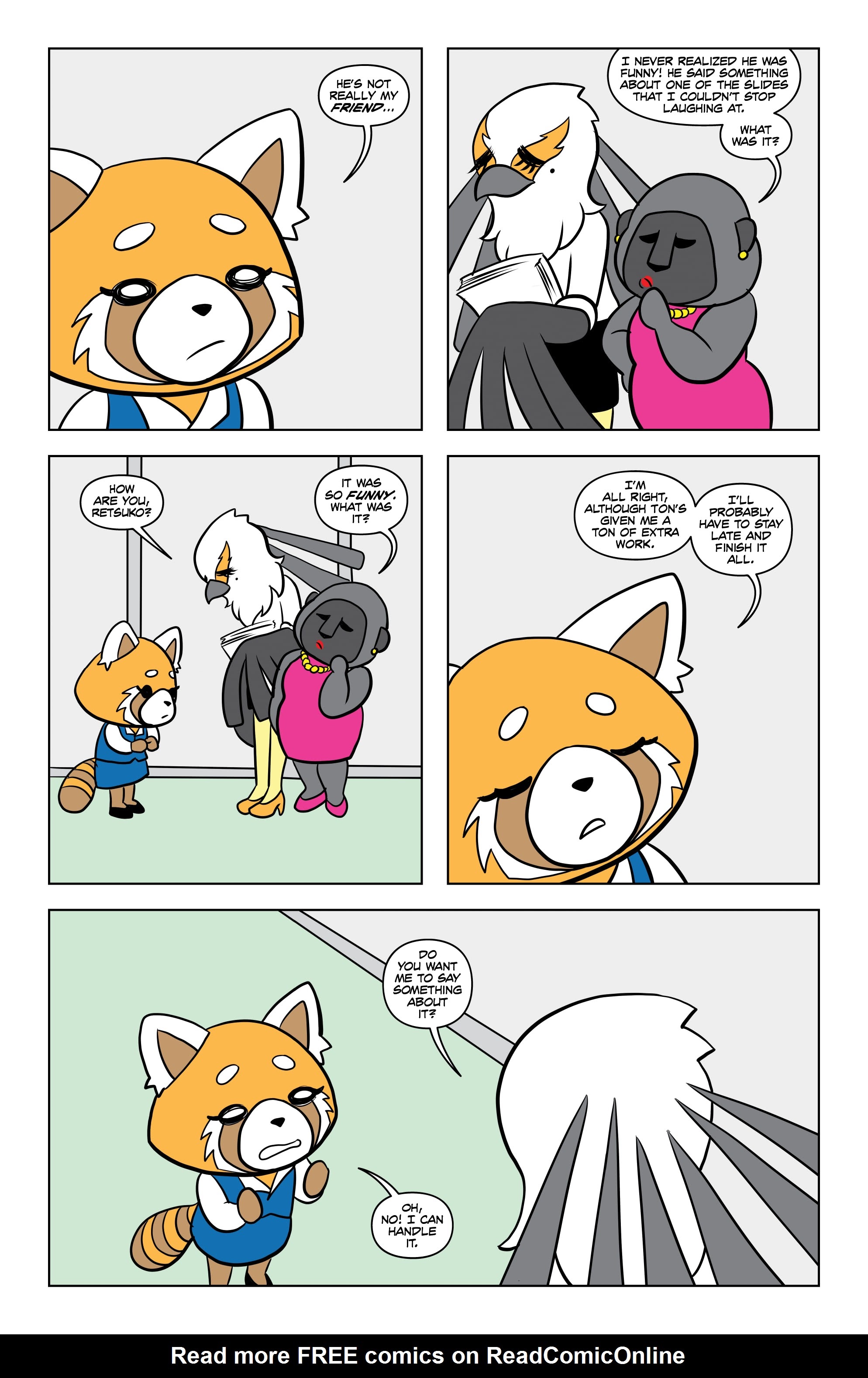 Read online Aggretsuko: Meet Her World comic -  Issue #1 - 10