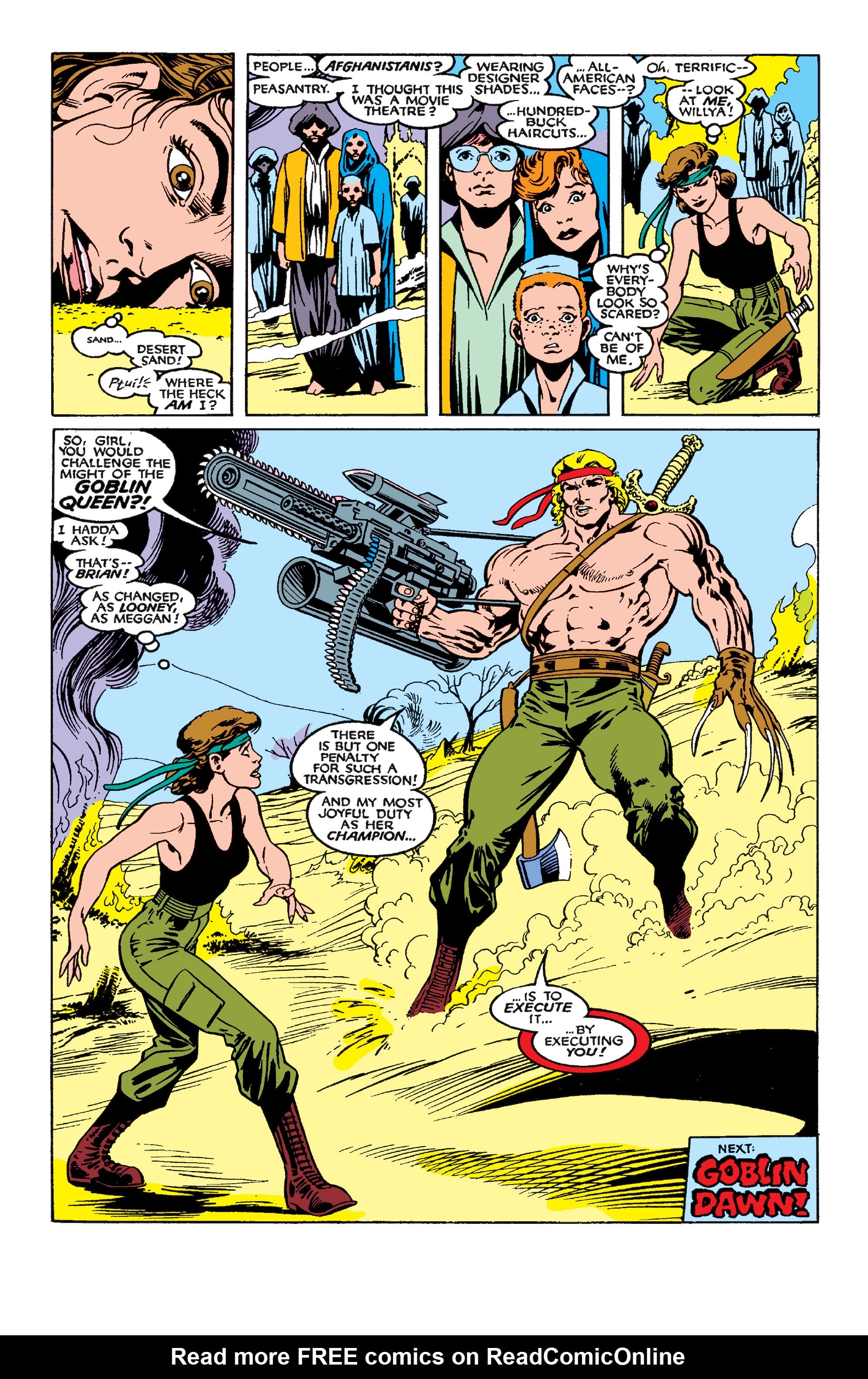 Read online Excalibur (1988) comic -  Issue #6 - 22