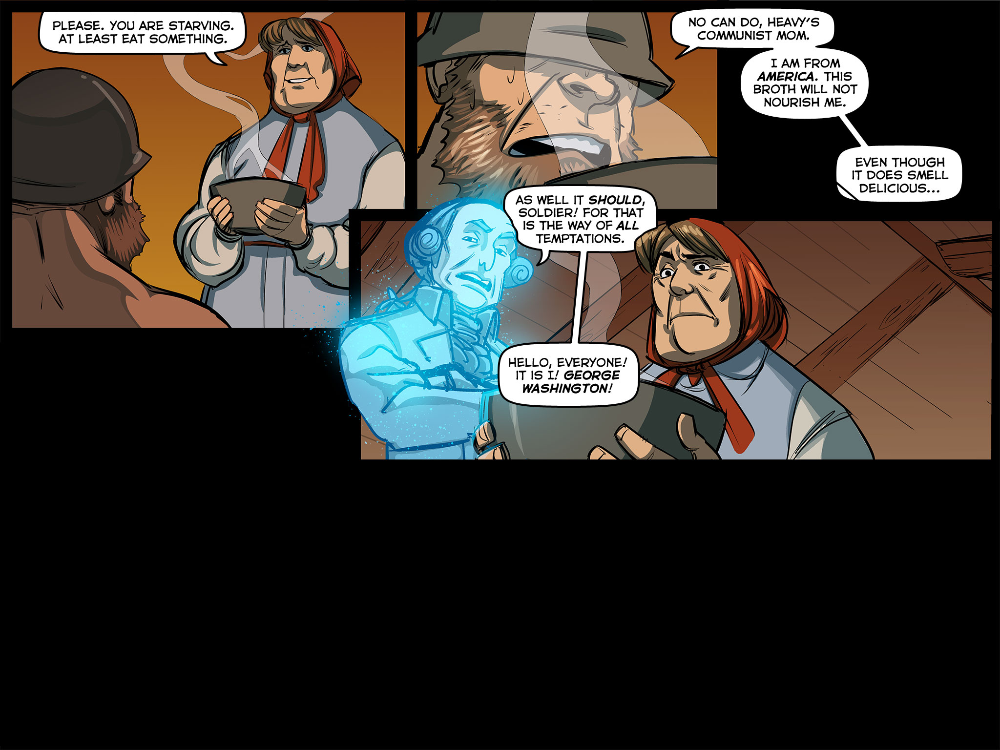 Read online Team Fortress 2 comic -  Issue #3 - 47