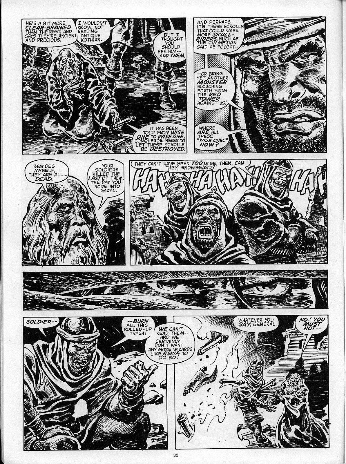 The Savage Sword Of Conan issue 204 - Page 32