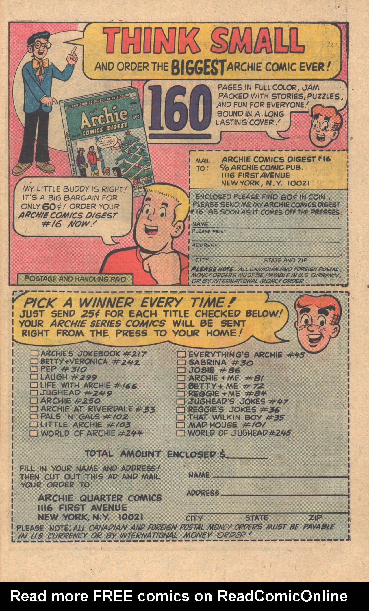 Read online Archie Giant Series Magazine comic -  Issue #243 - 27