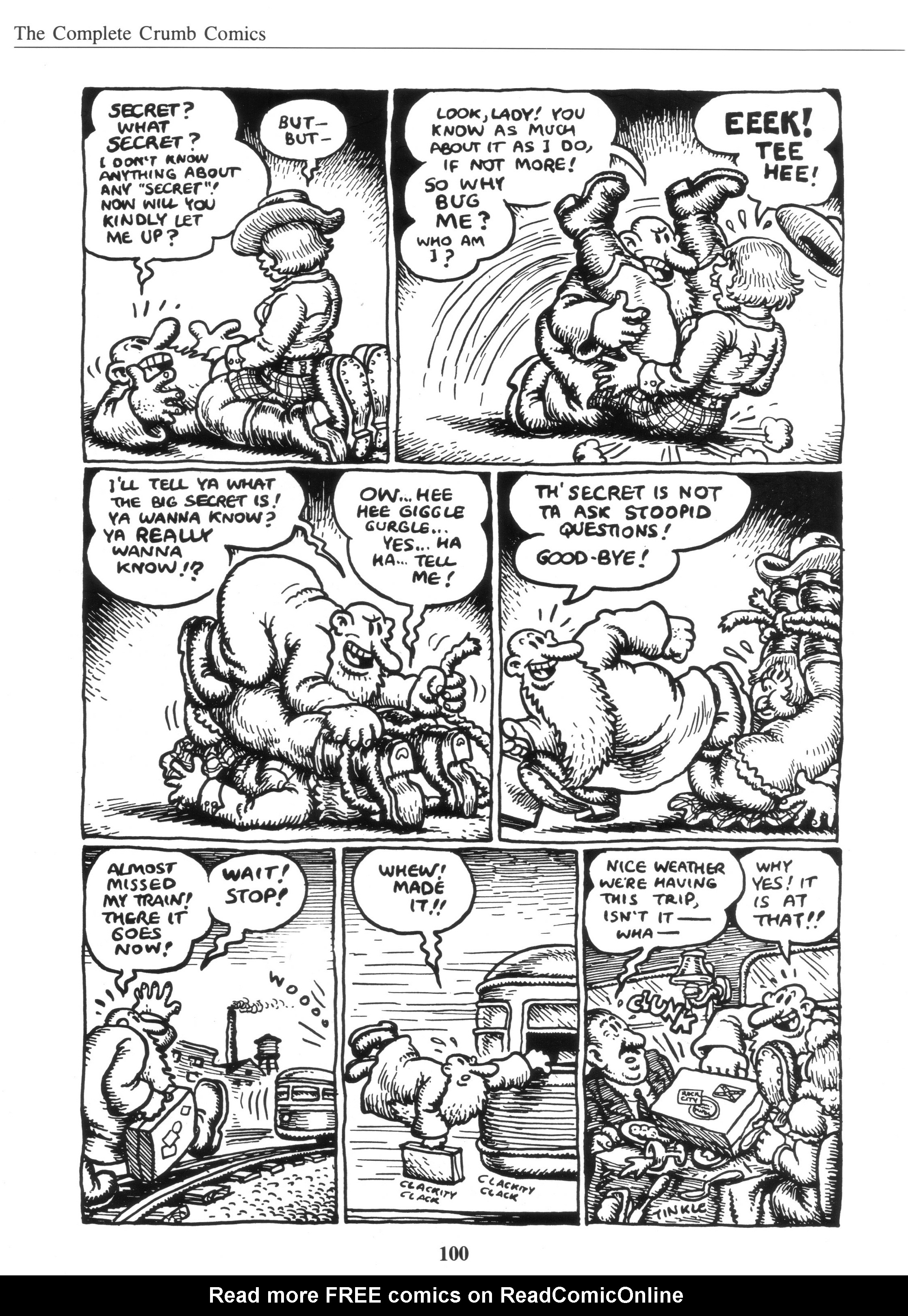 Read online The Complete Crumb Comics comic -  Issue # TPB 7 - 108
