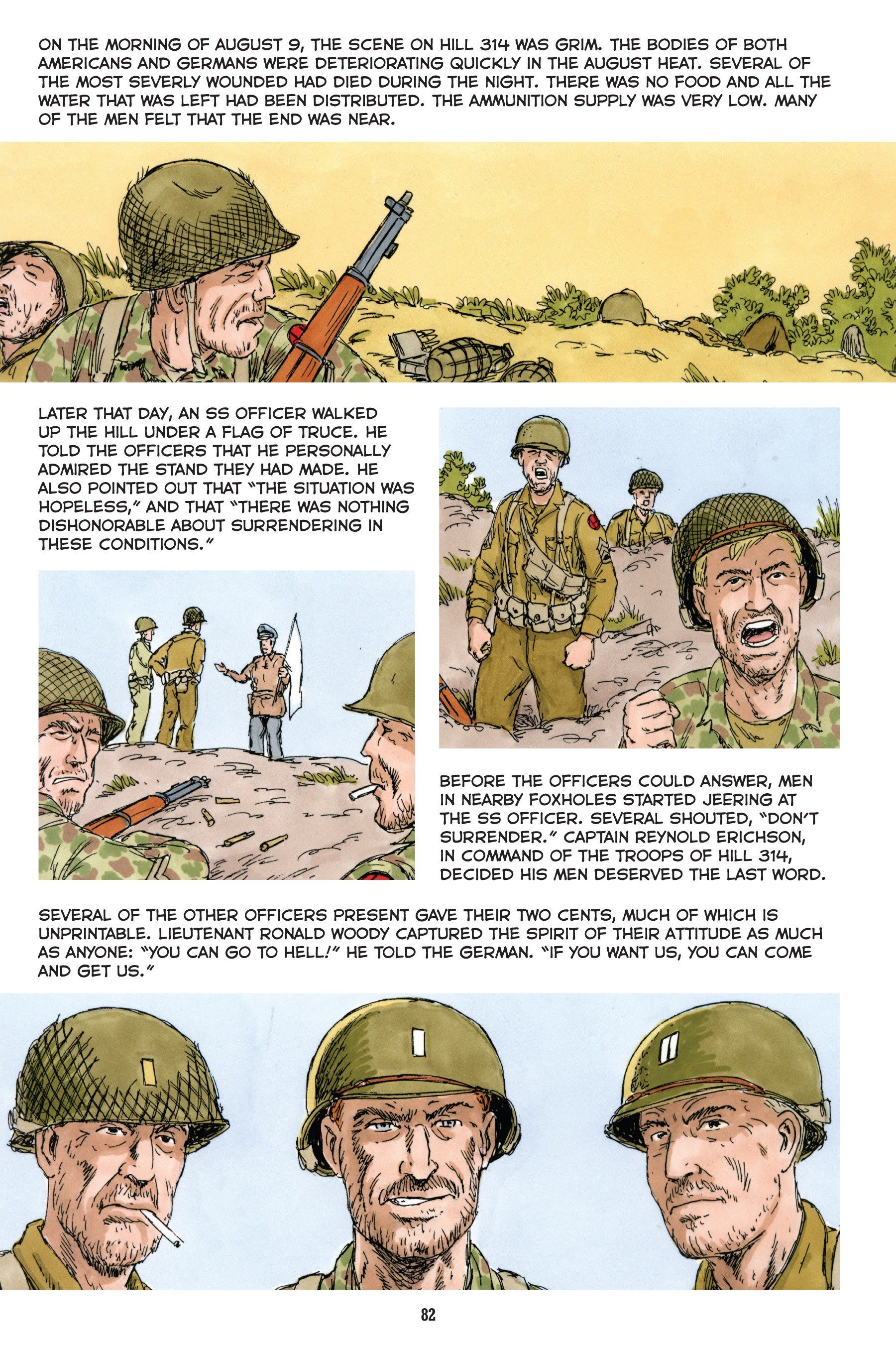 Read online Normandy: A Graphic History of D-Day, the Allied Invasion of Hitler's Fortress Europe comic -  Issue # TPB - 83