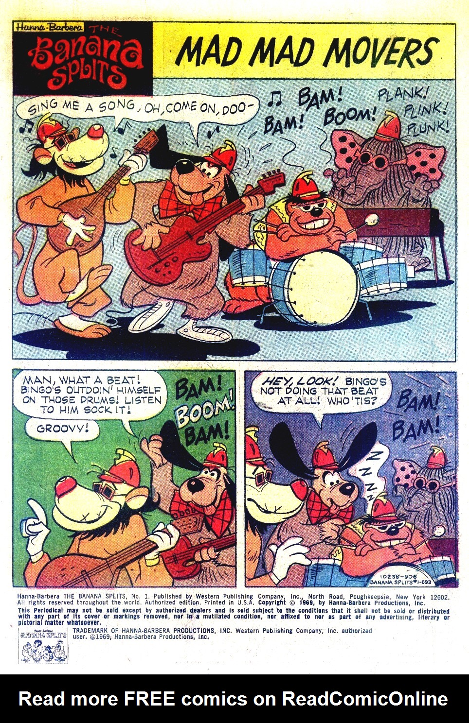 Read online Banana Splits comic -  Issue #1 - 3
