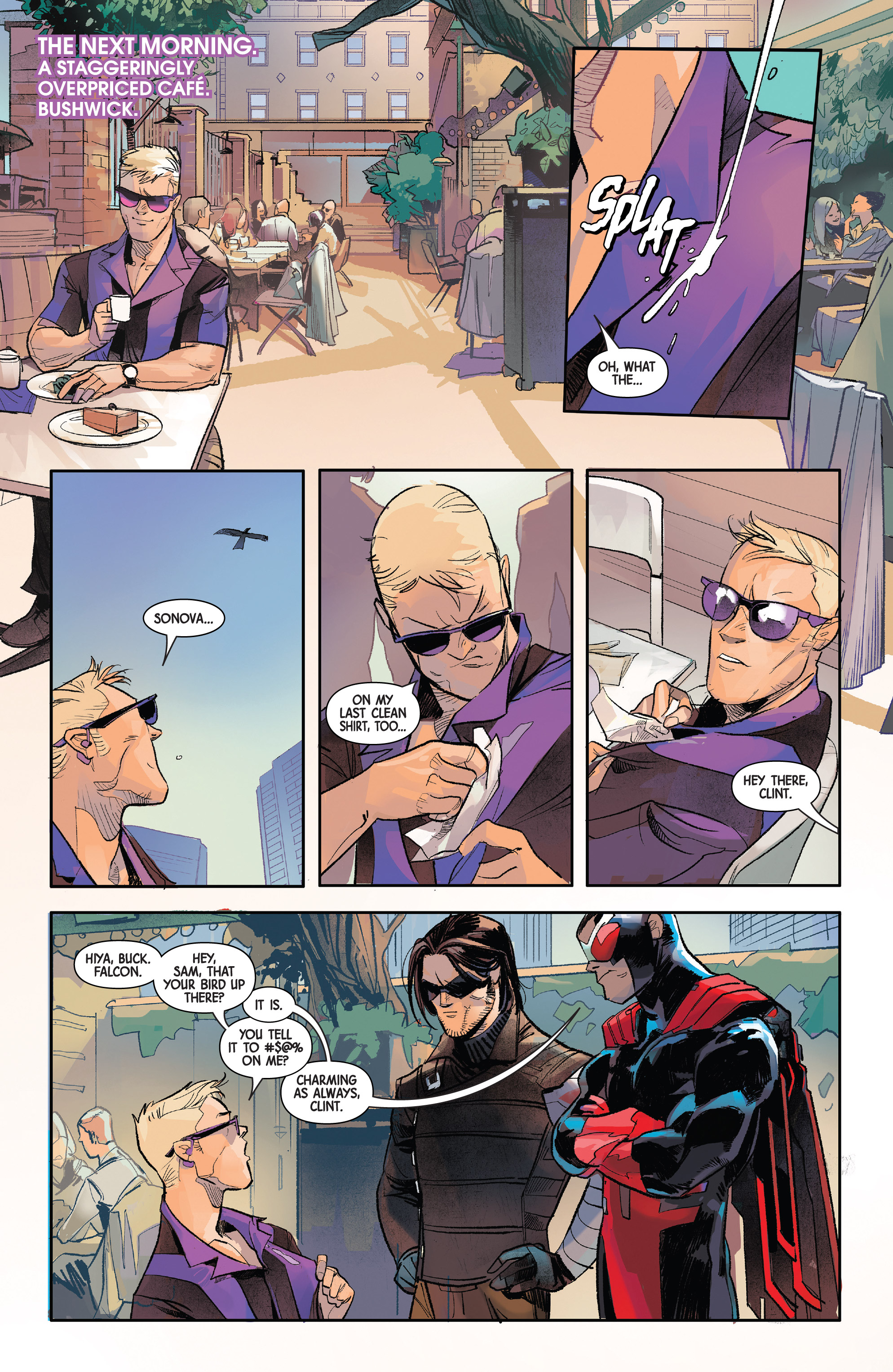 Read online Hawkeye: Freefall comic -  Issue #1 - 17