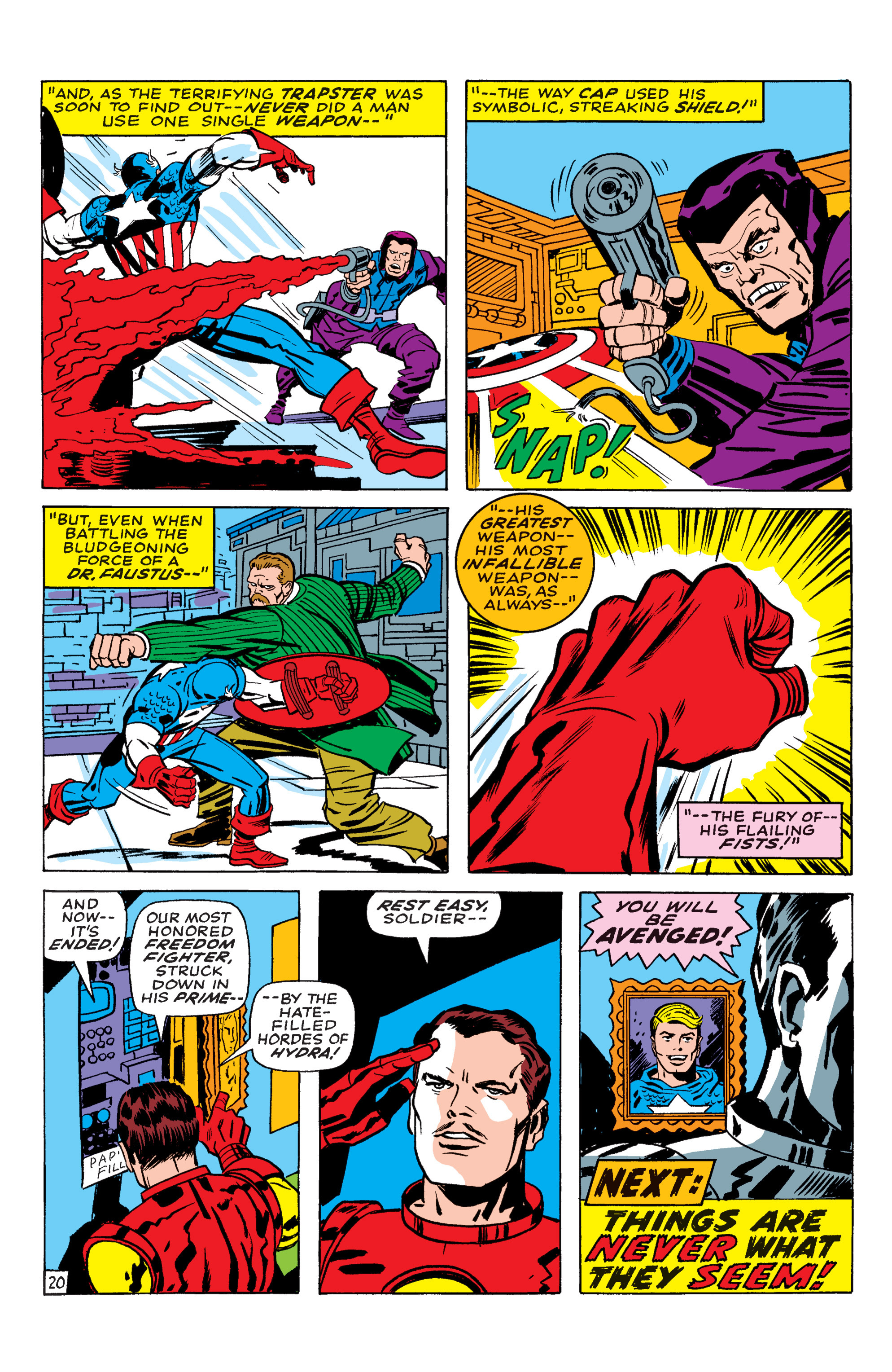 Read online Marvel Masterworks: Captain America comic -  Issue # TPB 3 (Part 3) - 54