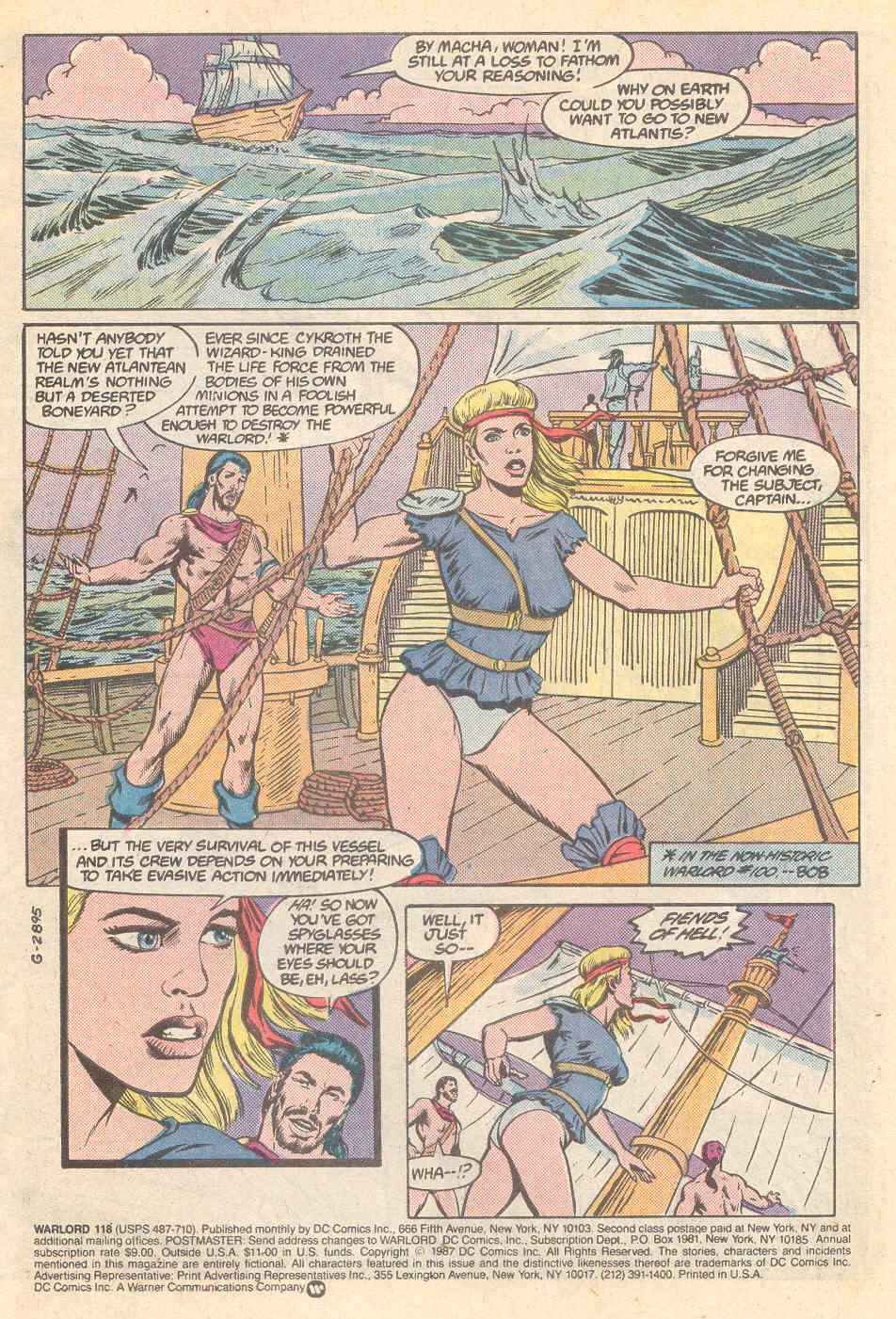 Read online Warlord (1976) comic -  Issue #118 - 2
