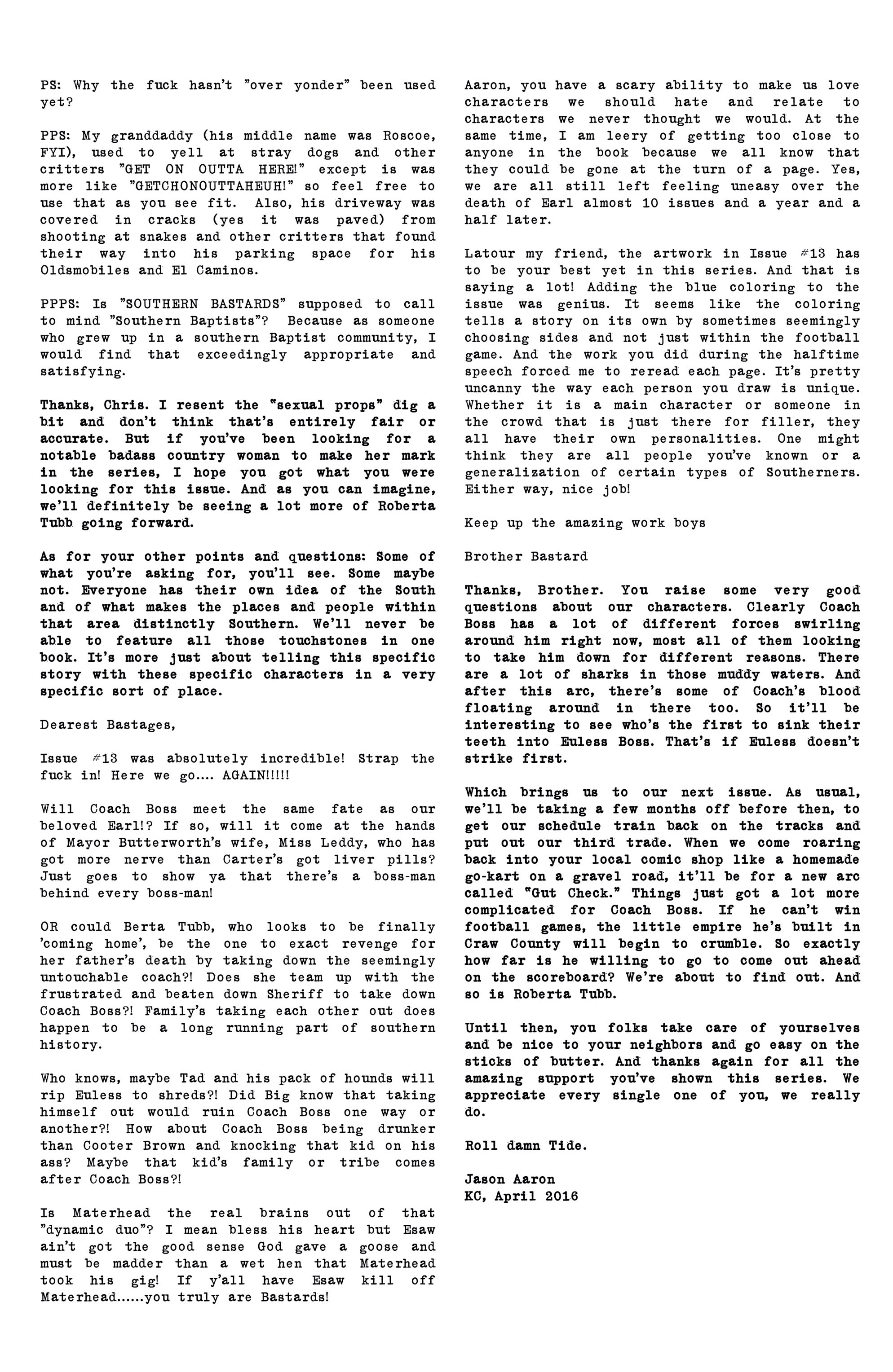 Read online Southern Bastards comic -  Issue #14 - 25