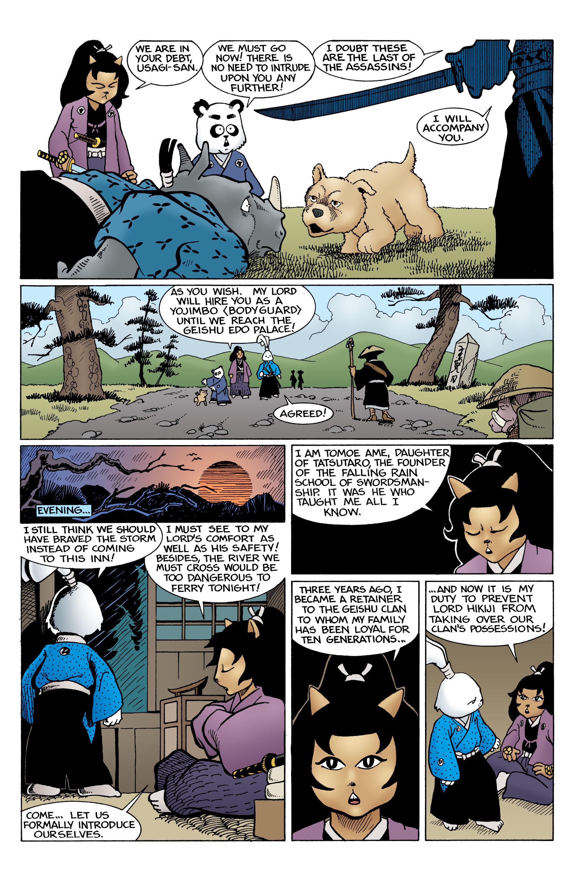 Read online Usagi Yojimbo Color Classics comic -  Issue #7 - 7
