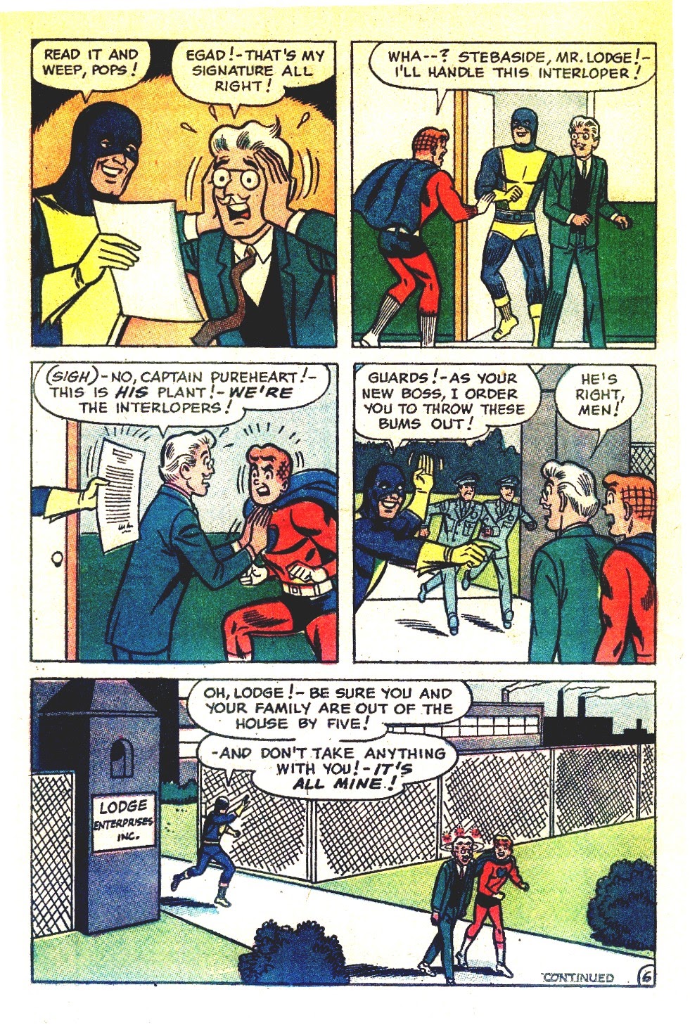 Read online Archie as Captain Pureheart comic -  Issue #6 - 24