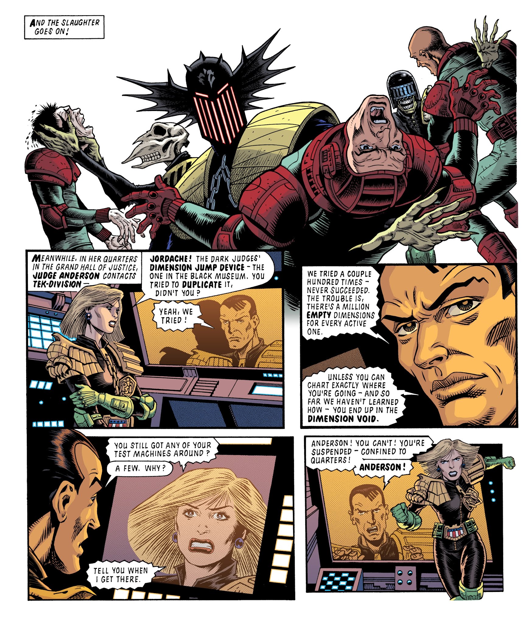 Read online Judge Dredd Classics: The Dark Judges comic -  Issue # TPB - 84