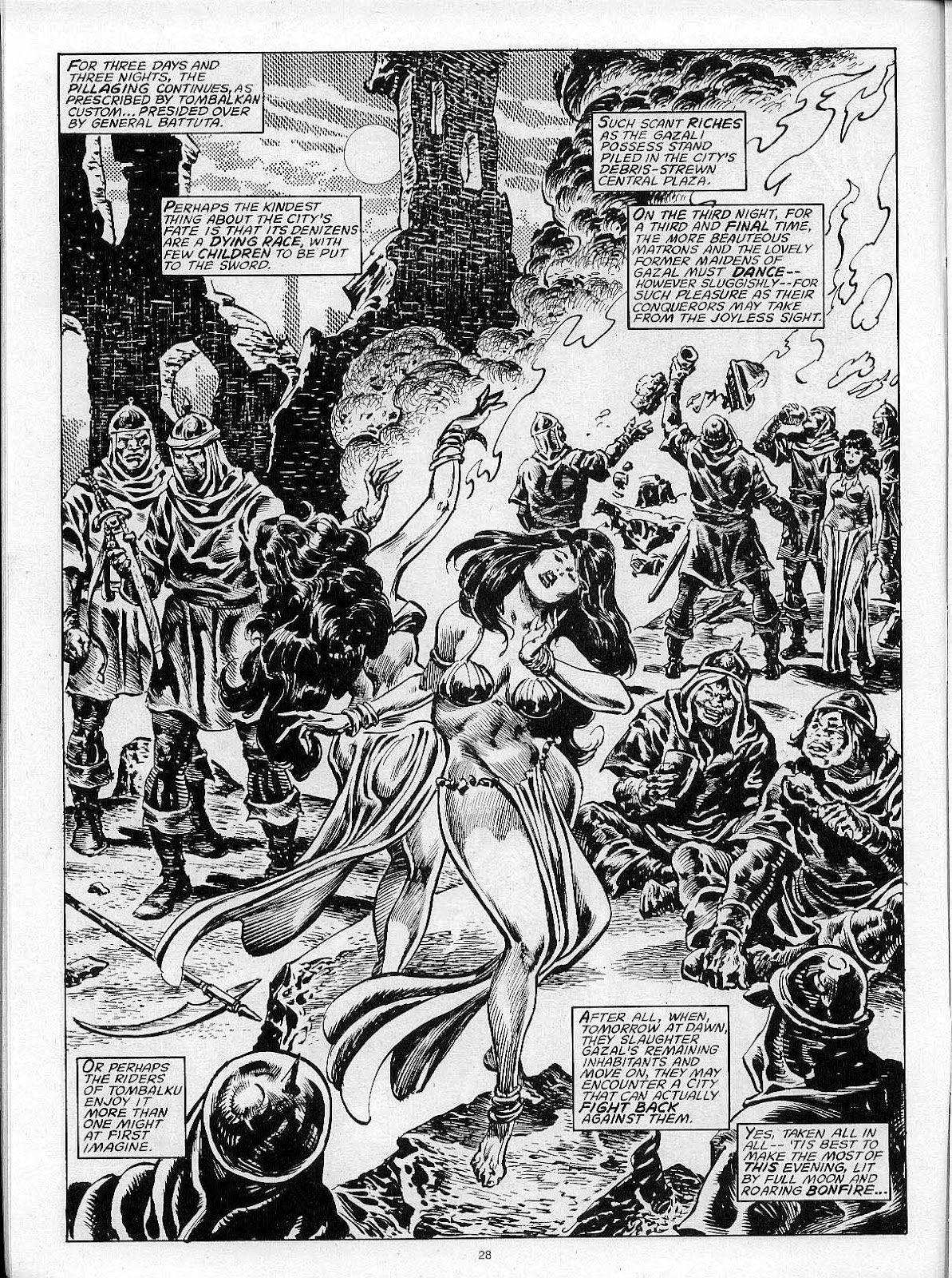 The Savage Sword Of Conan issue 204 - Page 30