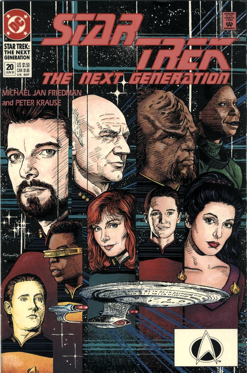 Read online Star Trek: The Next Generation (1989) comic -  Issue #20 - 1