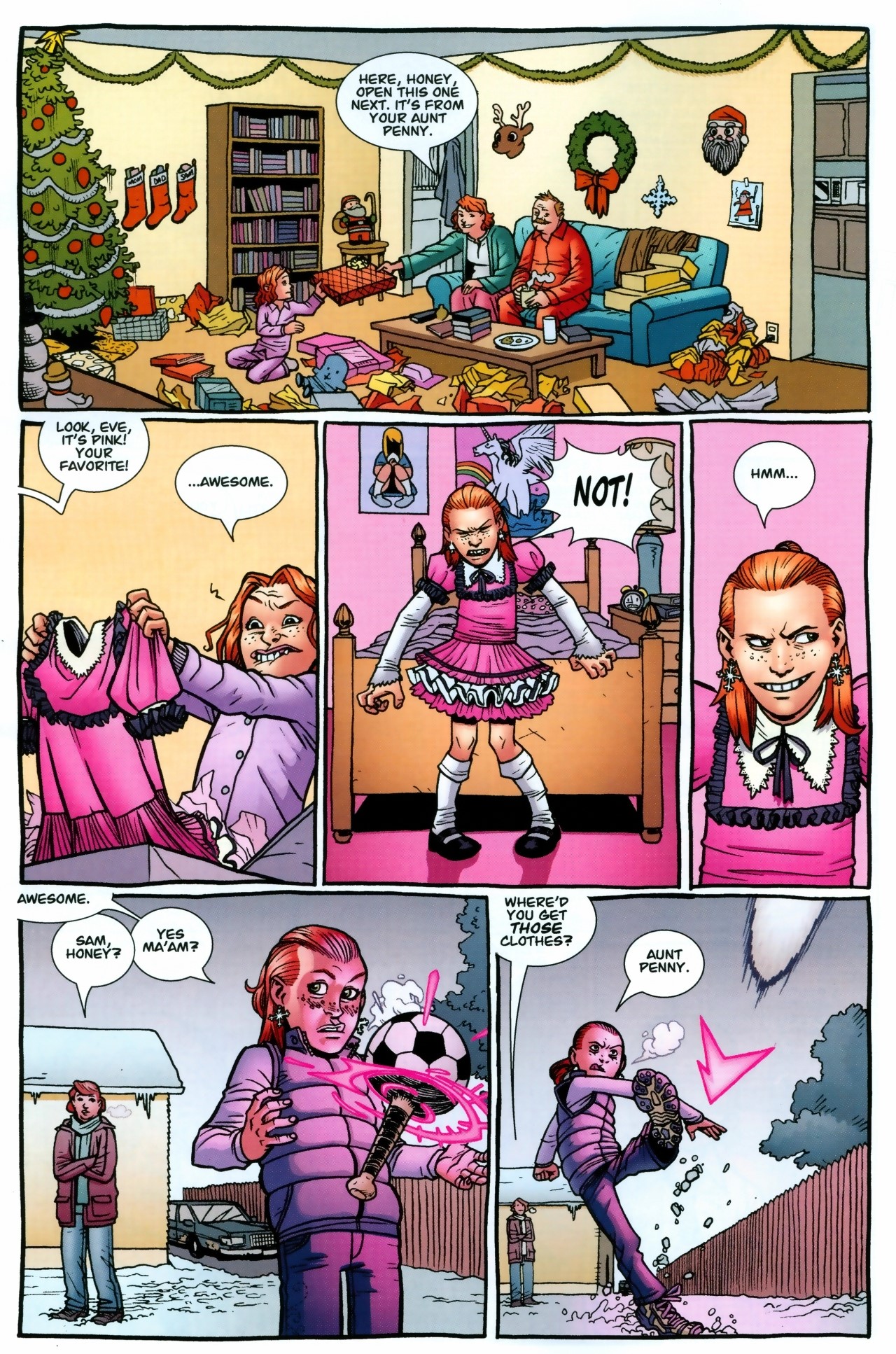 Read online Invincible Presents: Atom Eve comic -  Issue #1 - 14