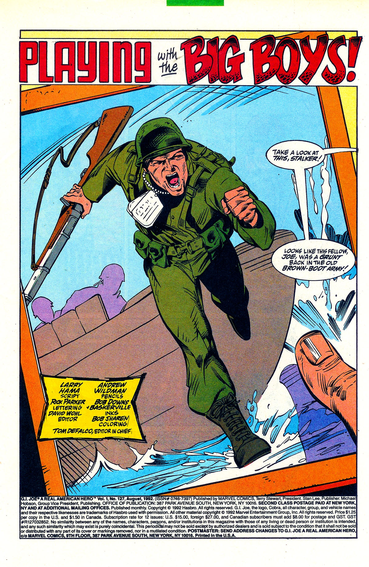 Read online G.I. Joe: A Real American Hero comic -  Issue #127 - 2