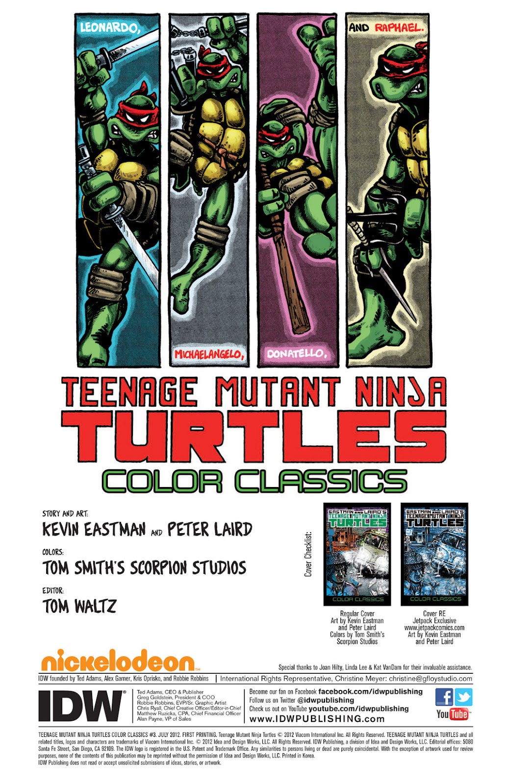 Teenage Mutant Ninja Turtles Color Classics (2012) issue 3 - Page 2