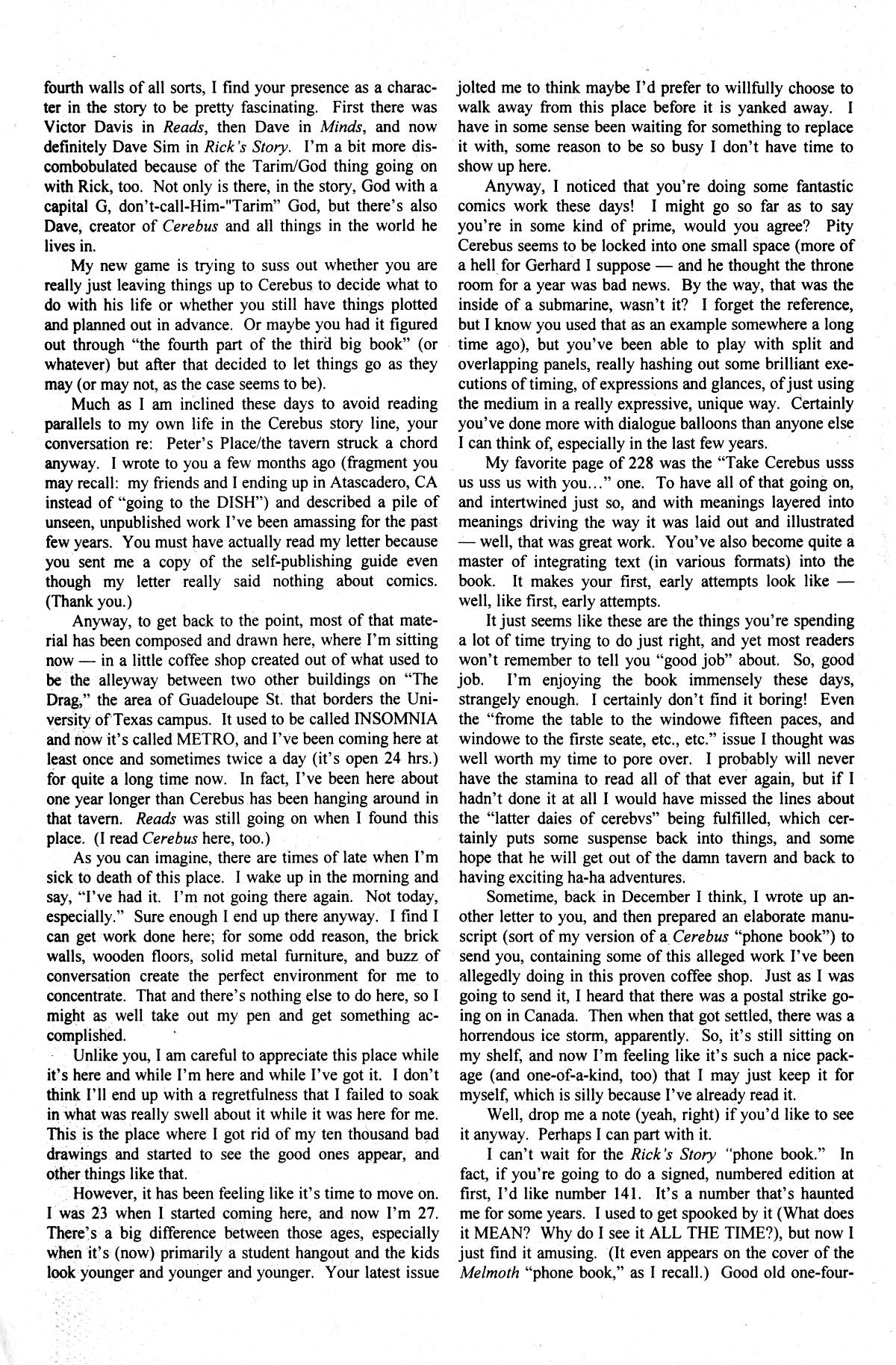 Read online Cerebus comic -  Issue #233 - 26