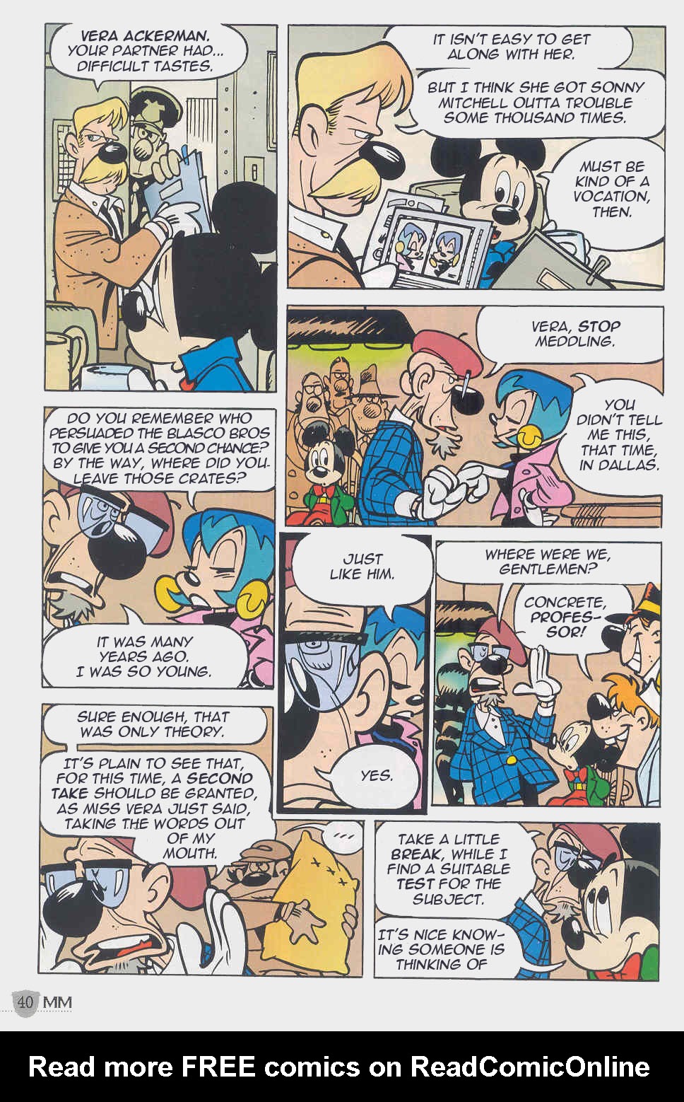 Read online Mickey Mouse Mystery Magazine comic -  Issue #0 - 40