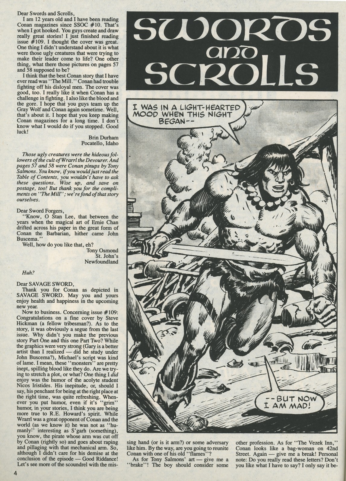 Read online The Savage Sword Of Conan comic -  Issue #113 - 4