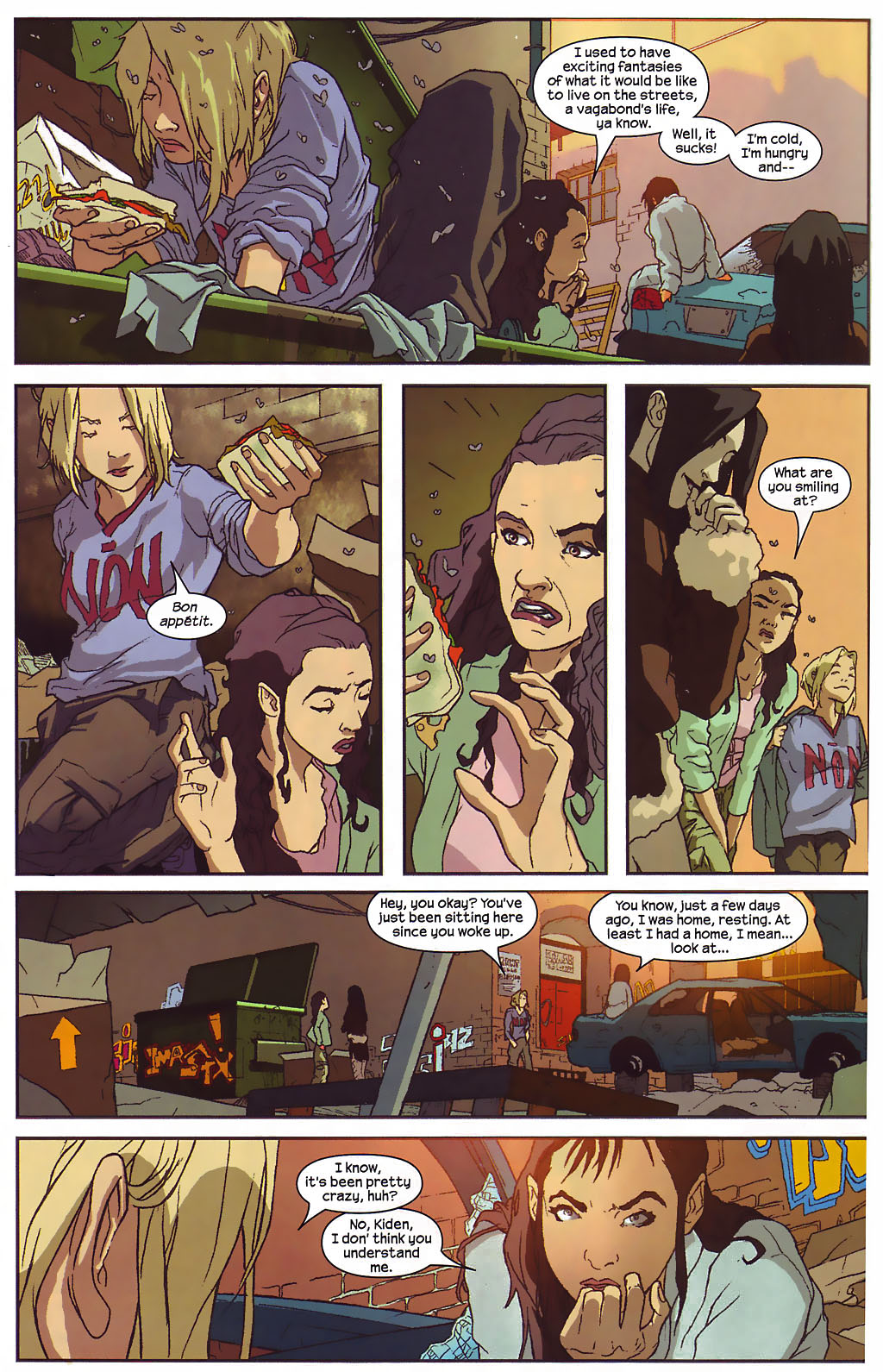 Read online NYX comic -  Issue #6 - 22