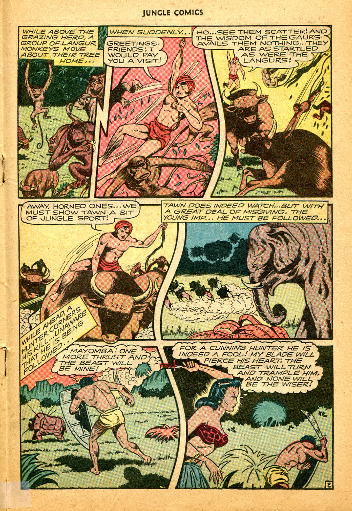 Read online Jungle Comics comic -  Issue #89 - 31