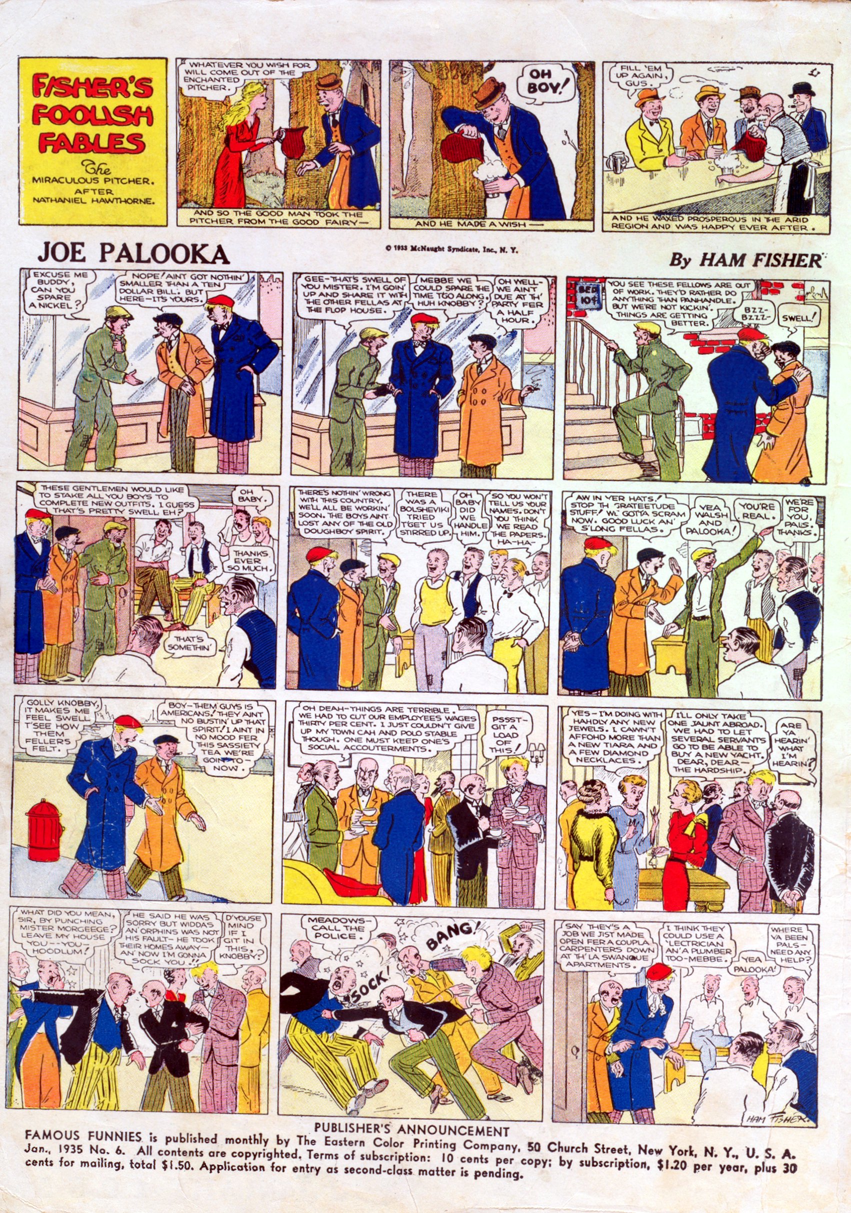 Read online Famous Funnies comic -  Issue #6 - 2