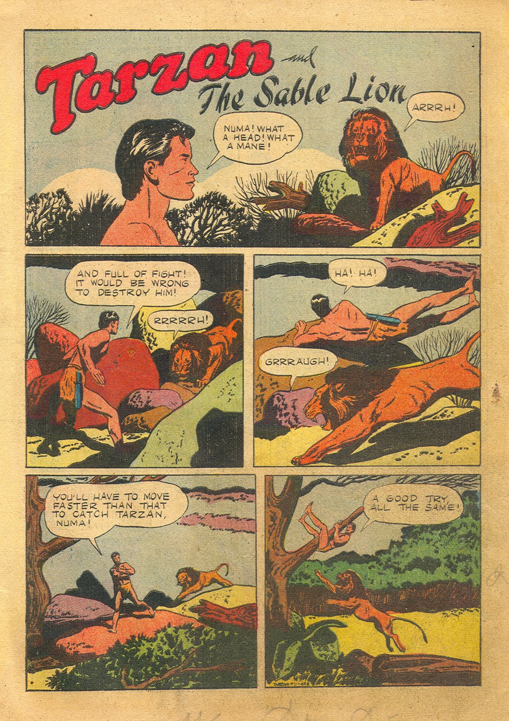 Read online Tarzan (1948) comic -  Issue #11 - 3