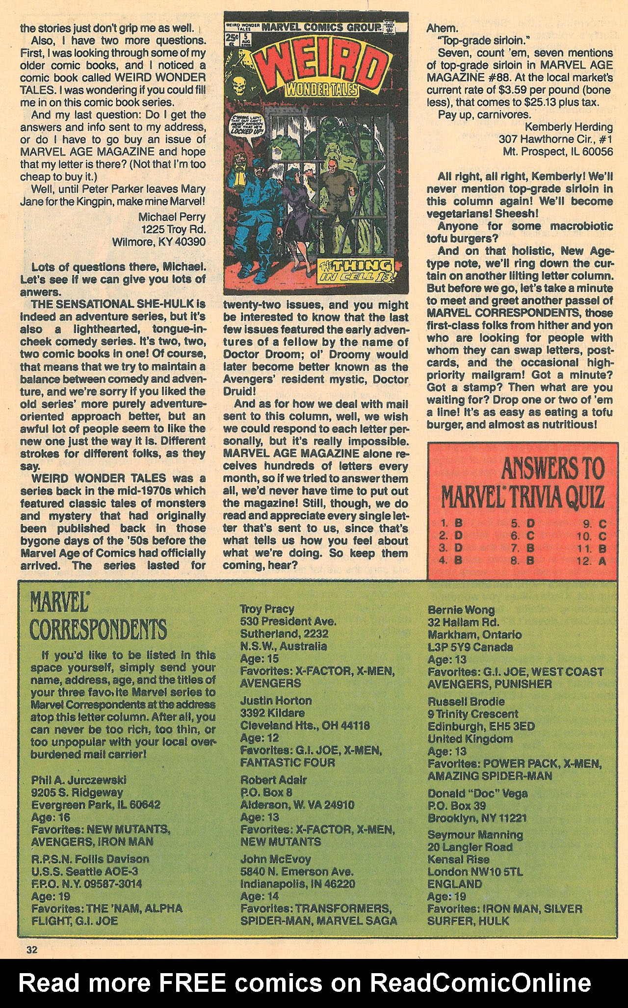Read online Marvel Age comic -  Issue #94 - 33