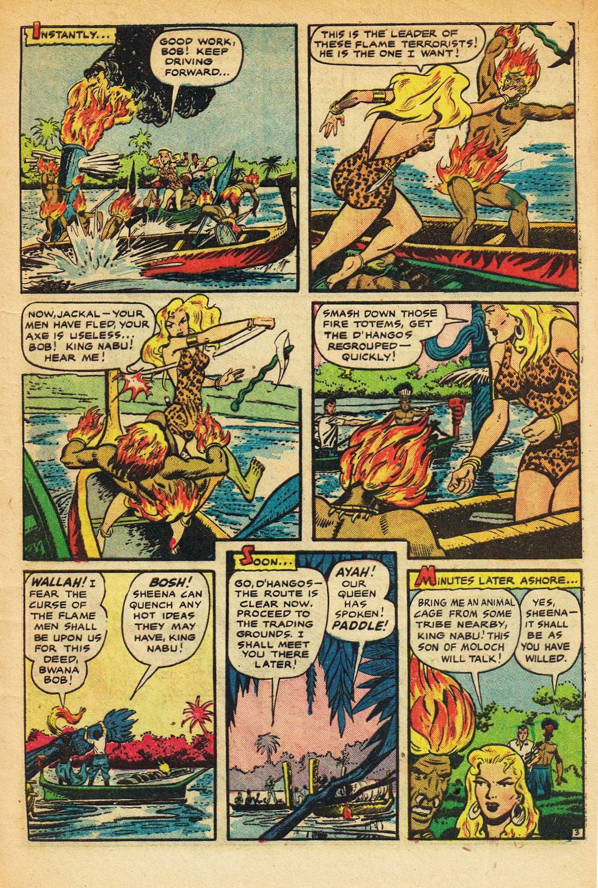 Read online Sheena, Queen of the Jungle (1942) comic -  Issue #11 - 5
