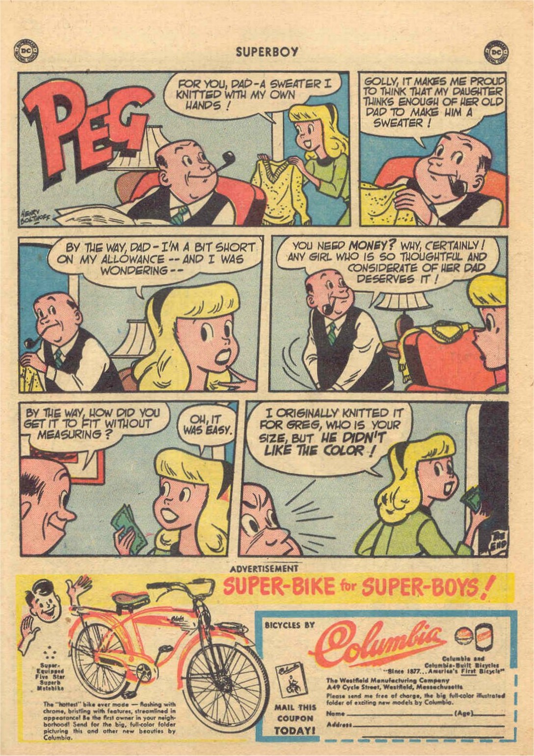 Read online Superboy (1949) comic -  Issue #10 - 31