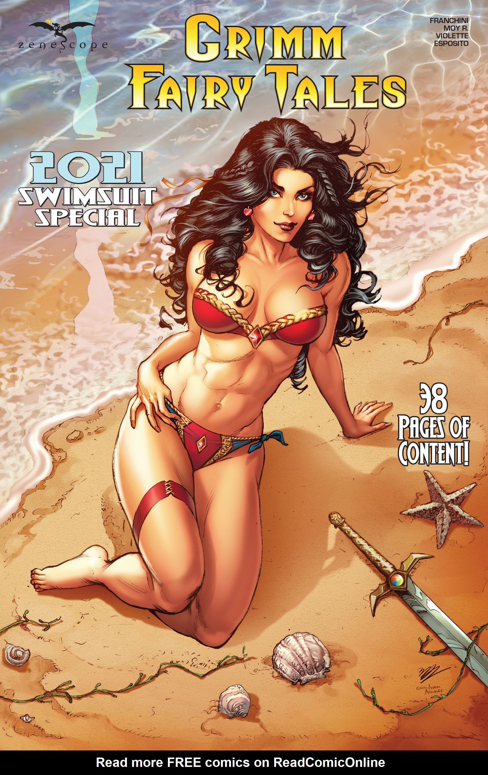 Read online Grimm Fairy Tales: 2021 Swimsuit comic -  Issue # Full - 1