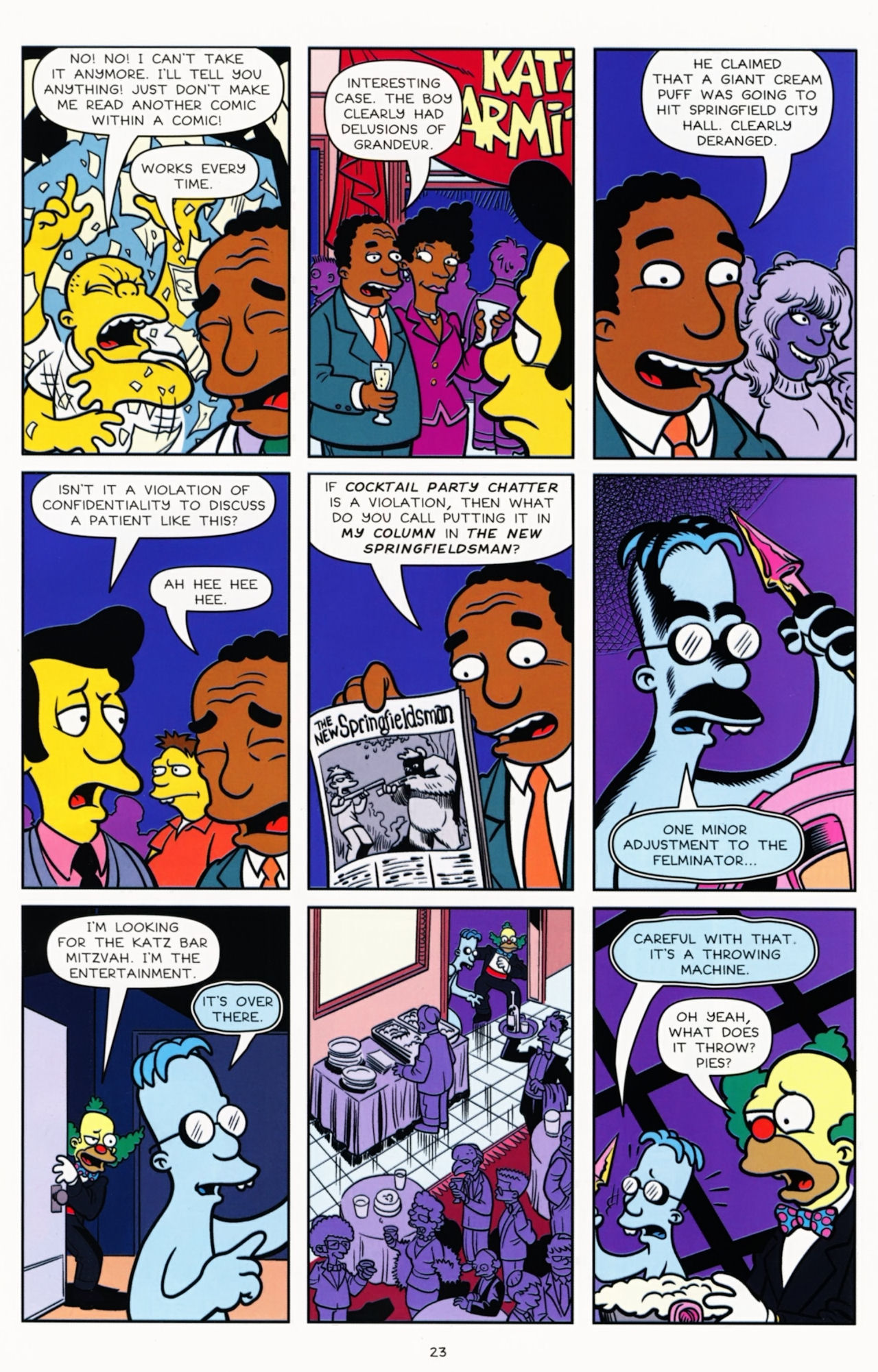 Read online Bongo Comics Presents Simpsons Super Spectacular comic -  Issue #13 - 25