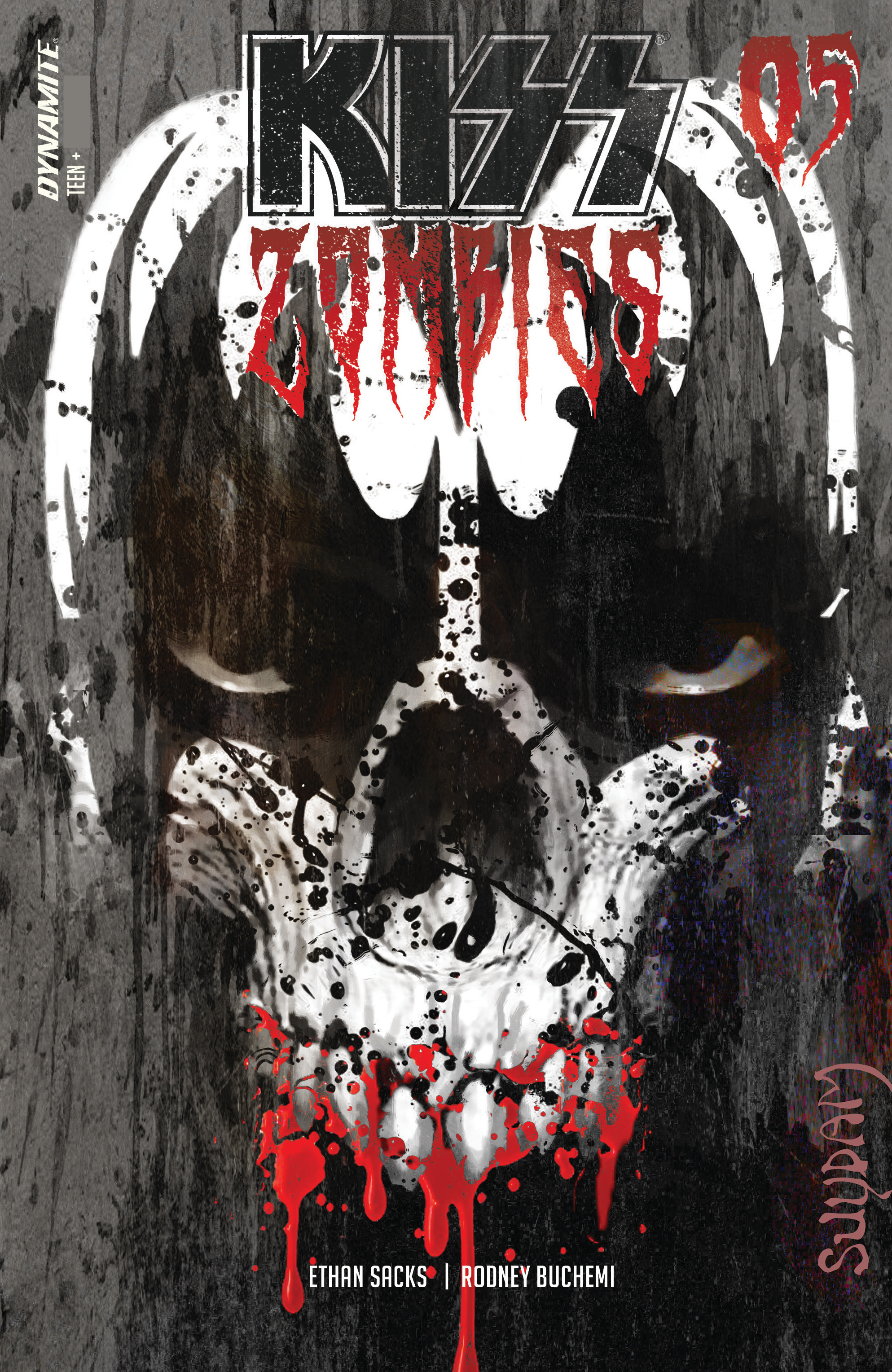 Read online Kiss: Zombies comic -  Issue #5 - 1