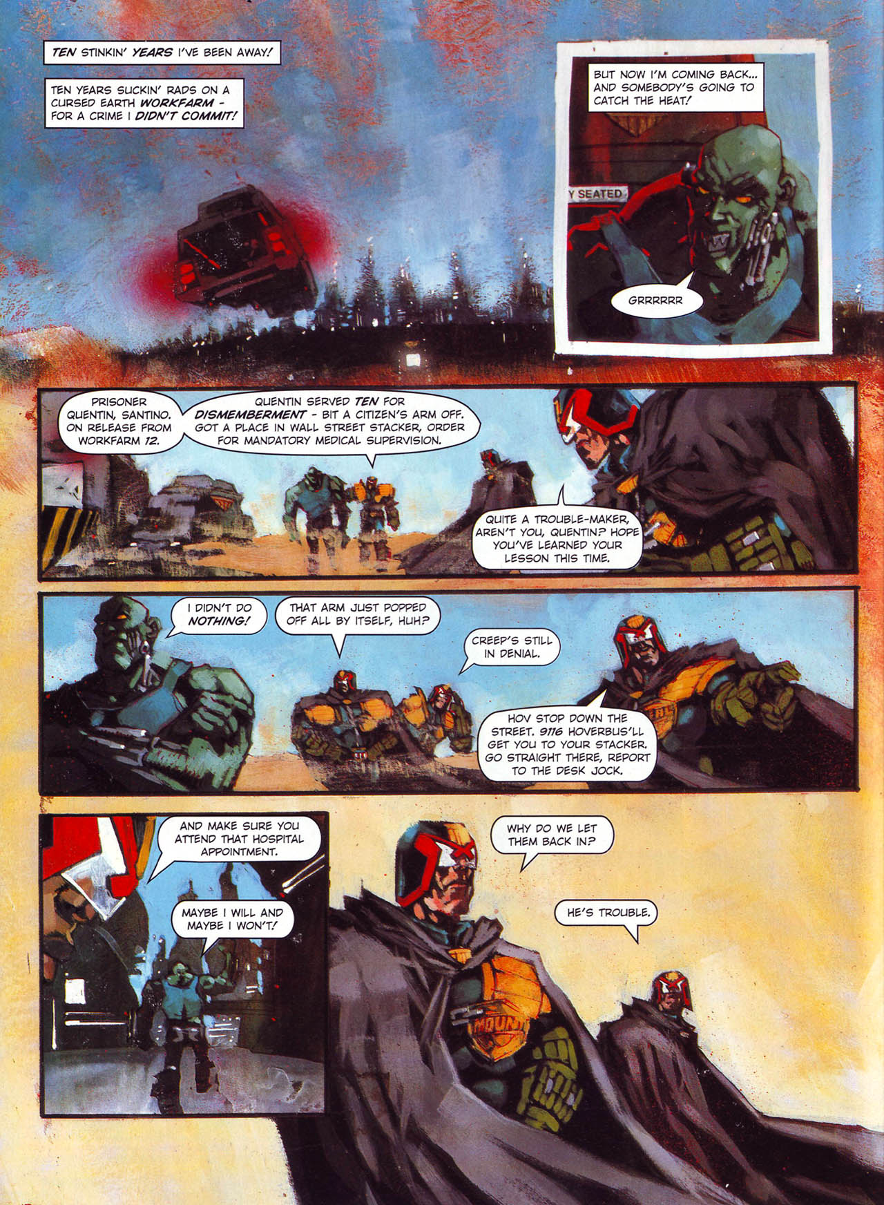 Read online Judge Dredd Megazine (vol. 3) comic -  Issue #70 - 4