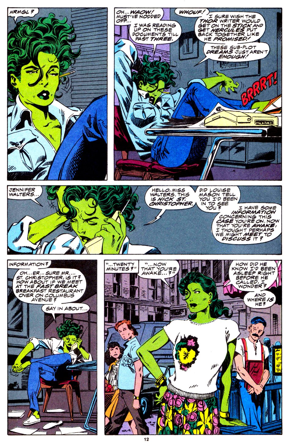 Read online The Sensational She-Hulk comic -  Issue #8 - 10