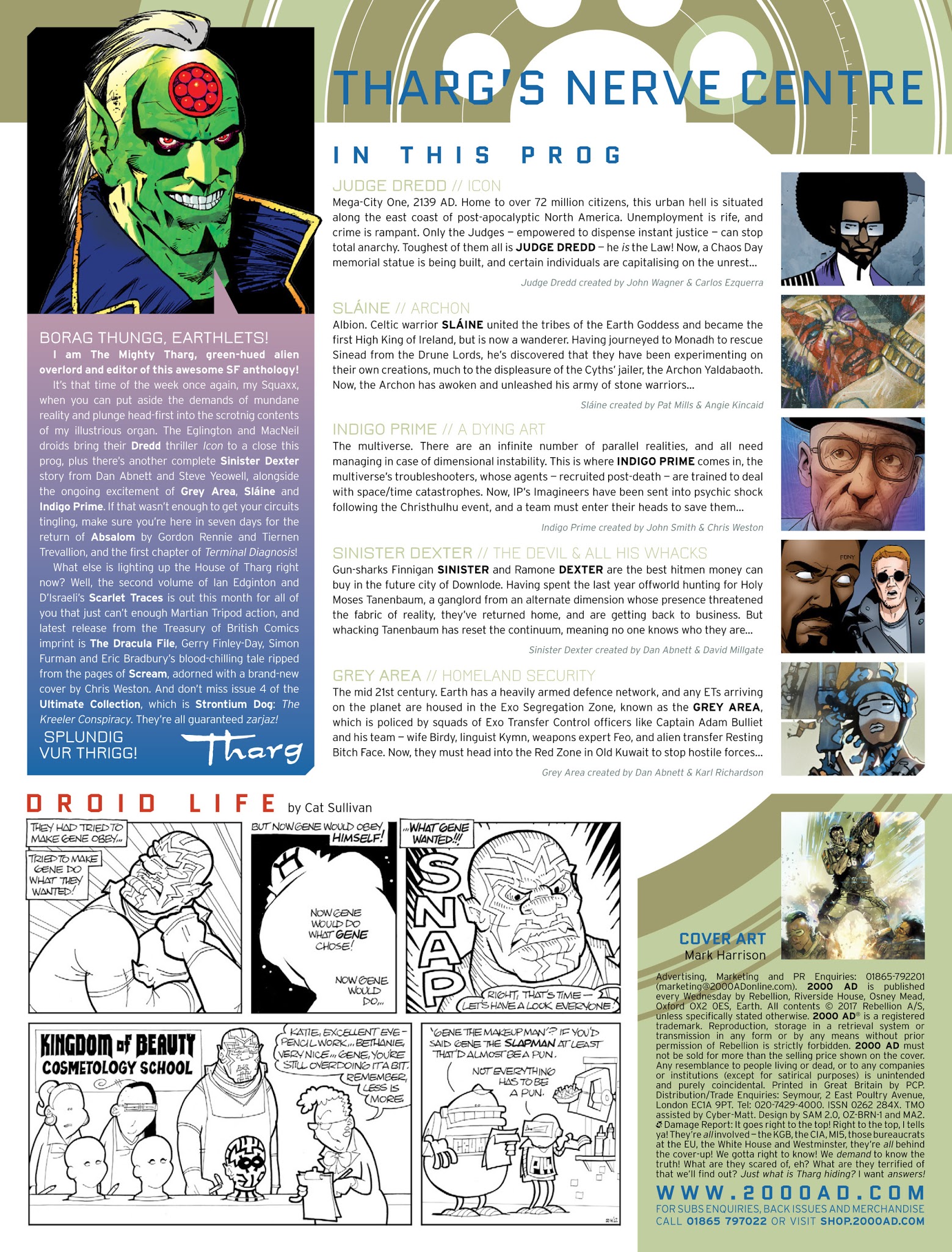 Read online 2000 AD comic -  Issue #2052 - 2