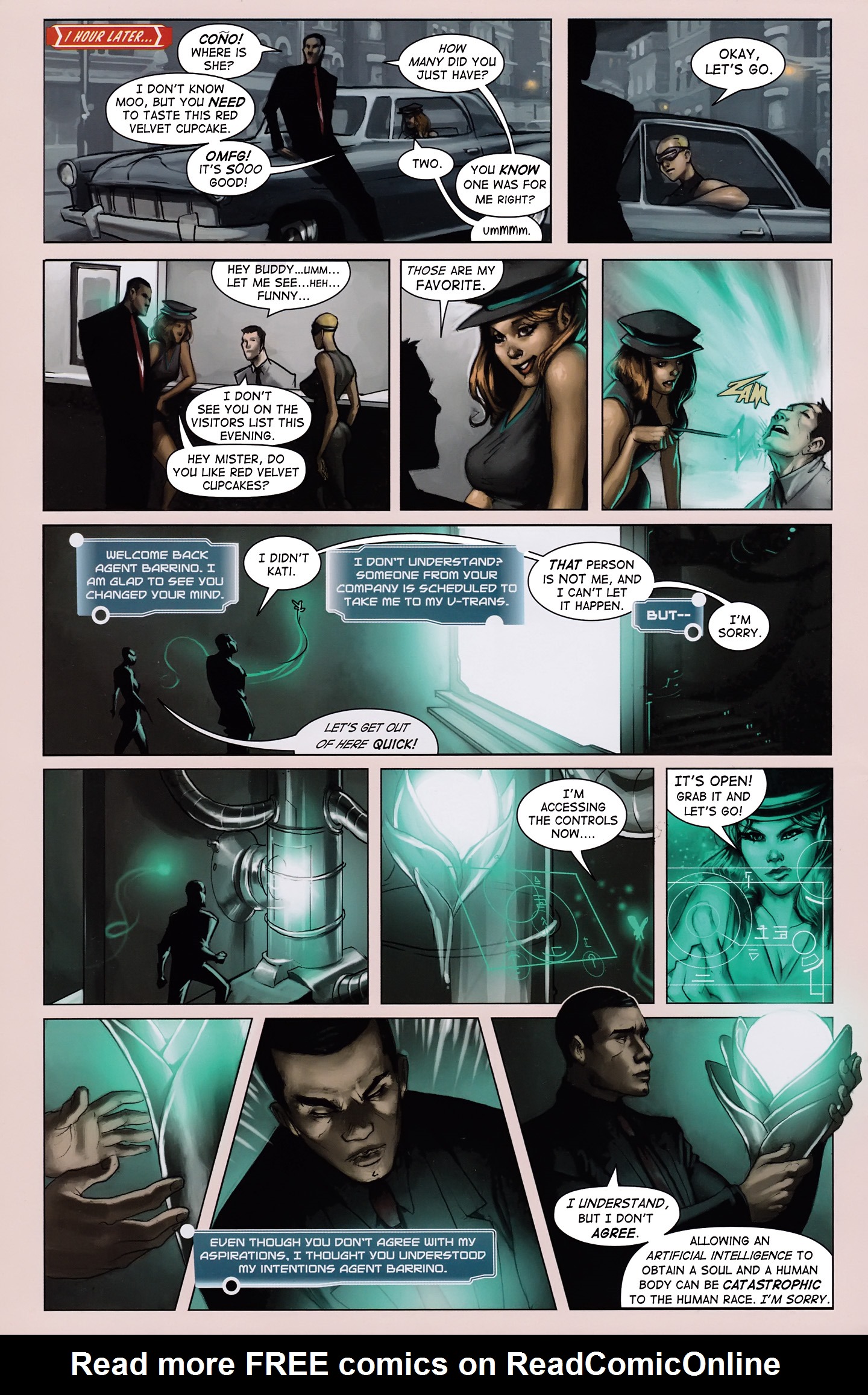 Read online Vescell comic -  Issue #3 - 4