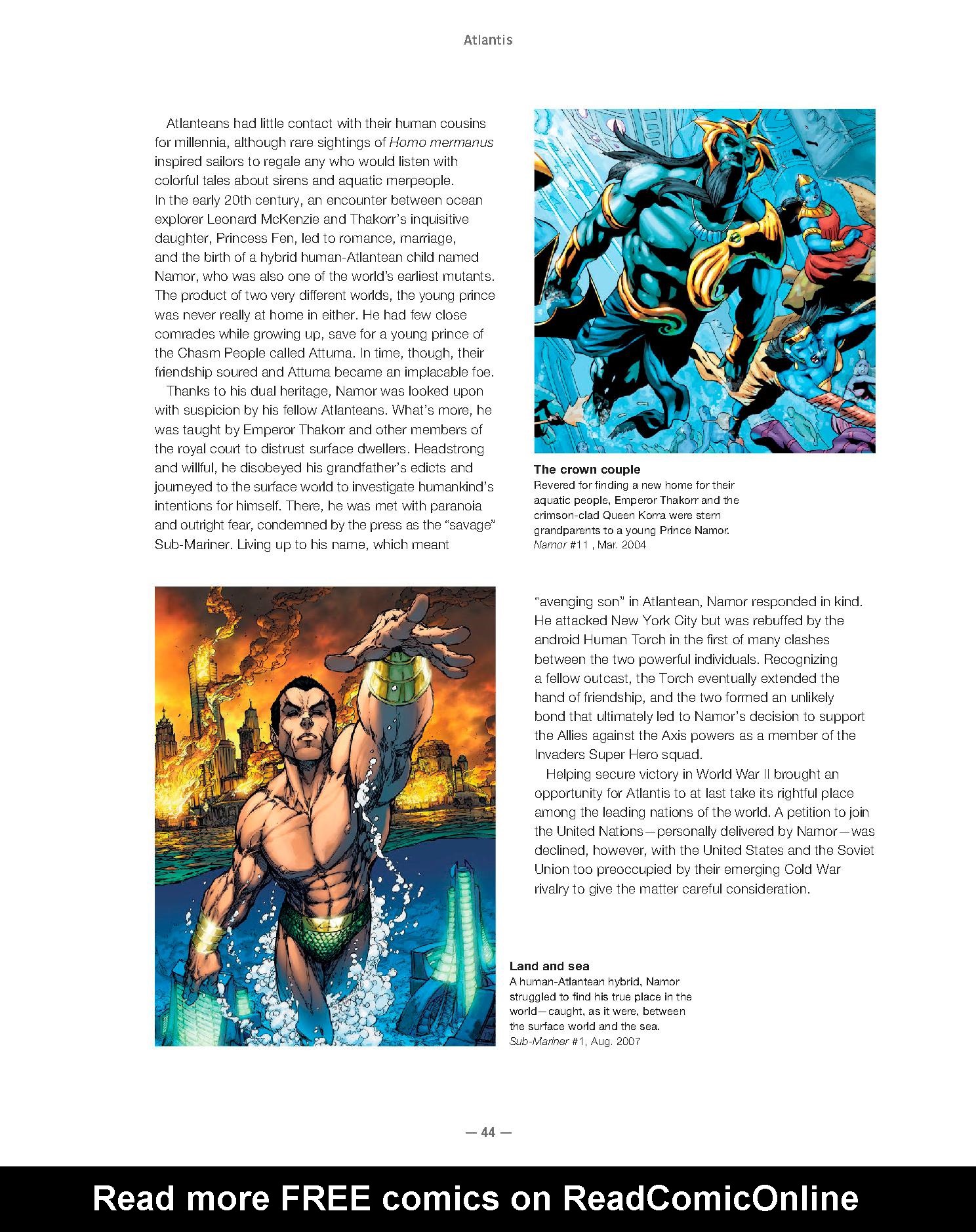 Read online Marvel Universe Map By Map: James Hill comic -  Issue # TPB (Part 1) - 44