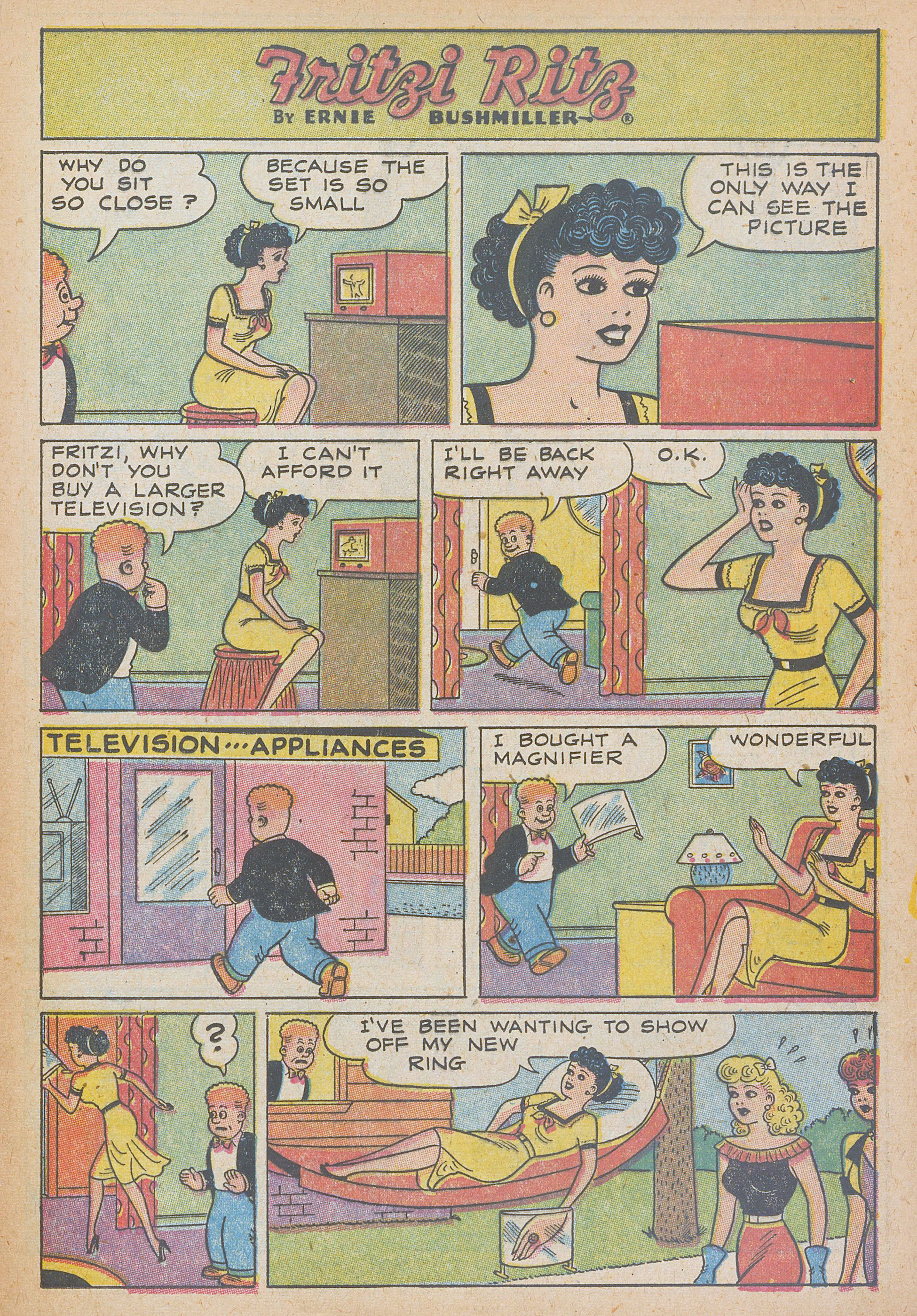 Read online Fritzi Ritz (1953) comic -  Issue #54 - 13