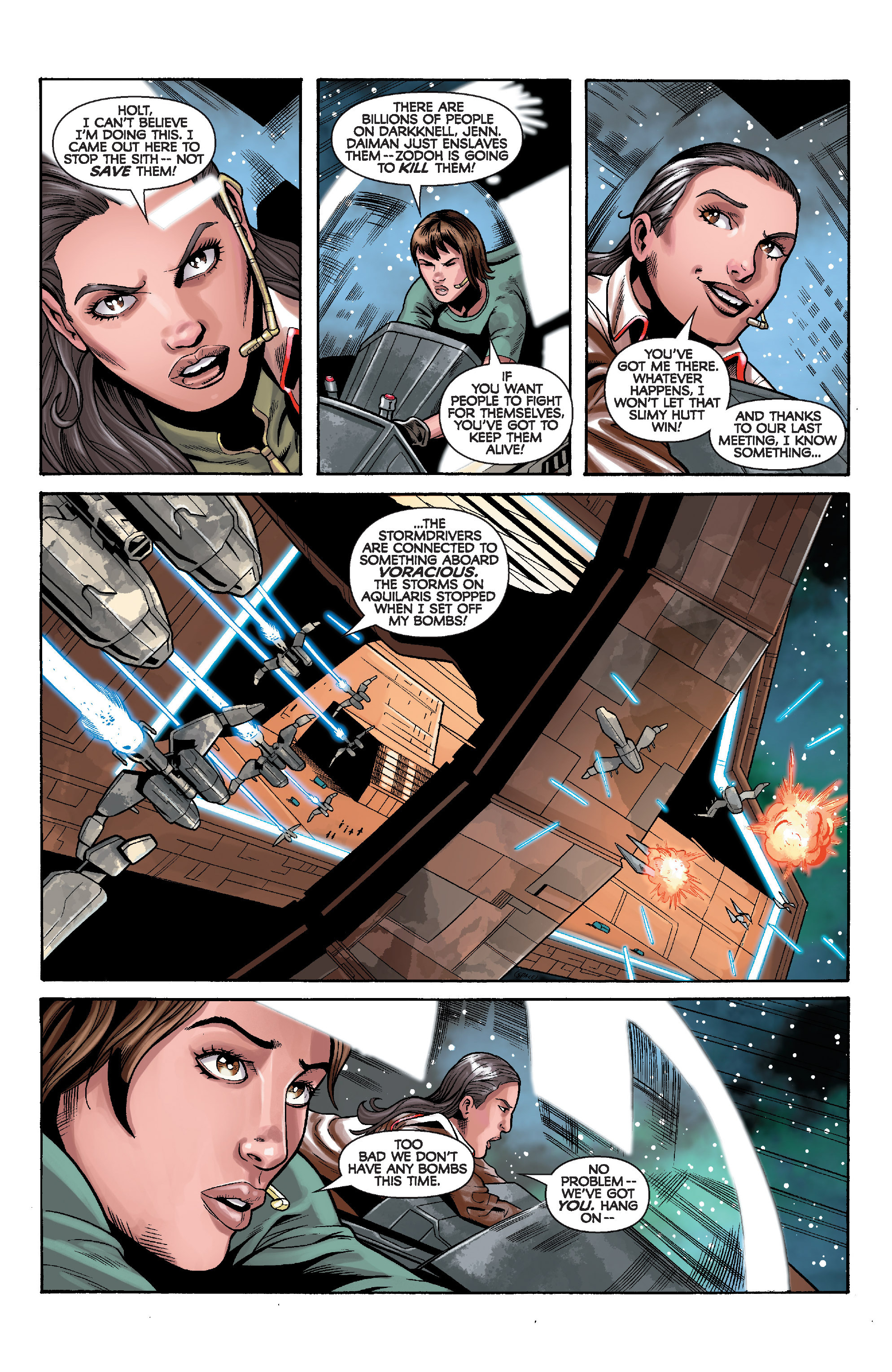Read online Star Wars: Knight Errant - Deluge comic -  Issue #5 - 7