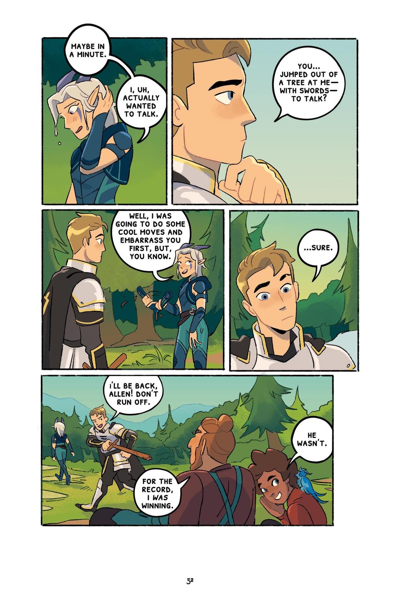 Read online Through the Moon: The Dragon Prince Graphic Novel comic -  Issue # TPB - 56
