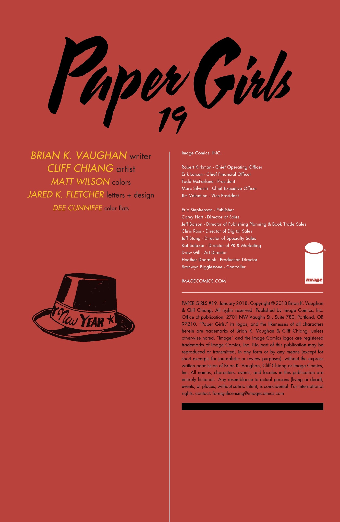 Read online Paper Girls comic -  Issue #19 - 2