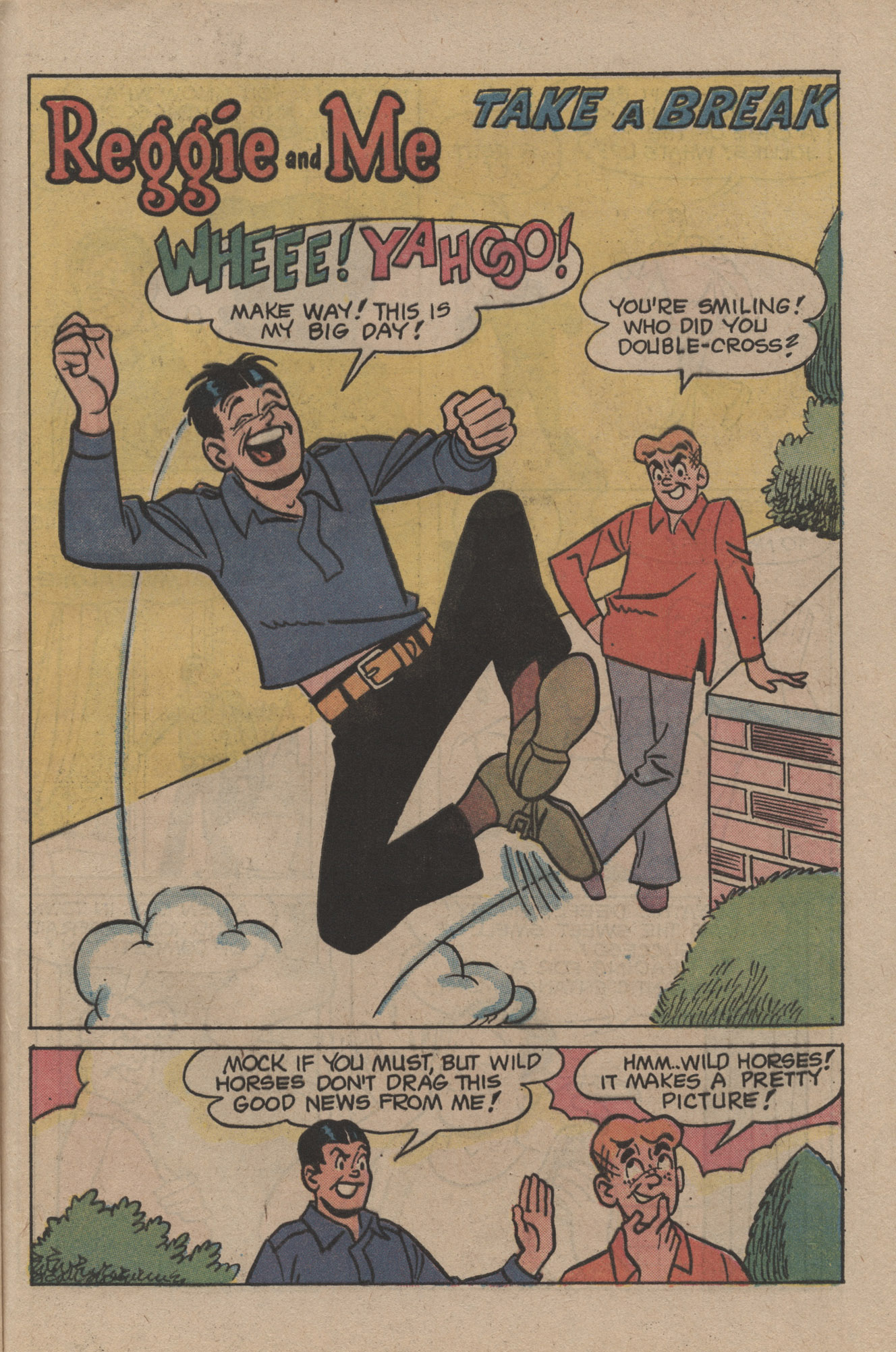 Read online Reggie and Me (1966) comic -  Issue #66 - 44