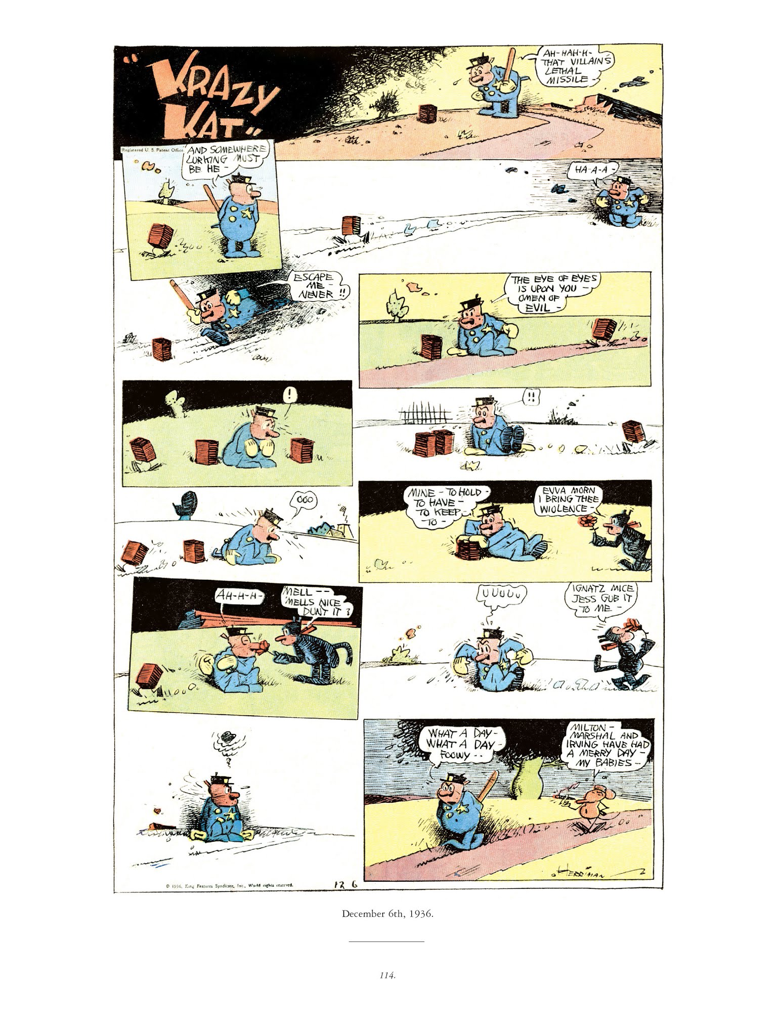 Read online Krazy & Ignatz comic -  Issue # TPB 9 - 112