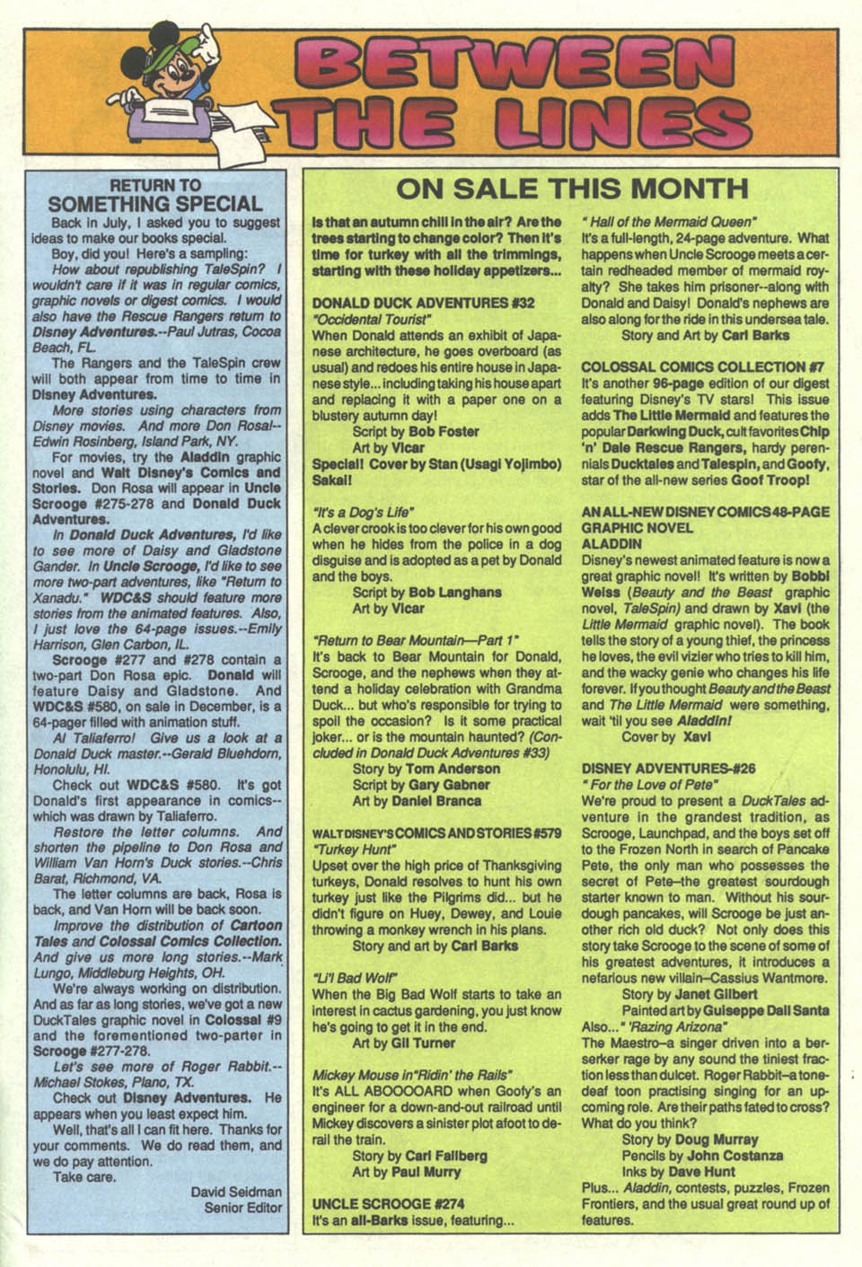 Read online Walt Disney's Comics and Stories comic -  Issue #579 - 27