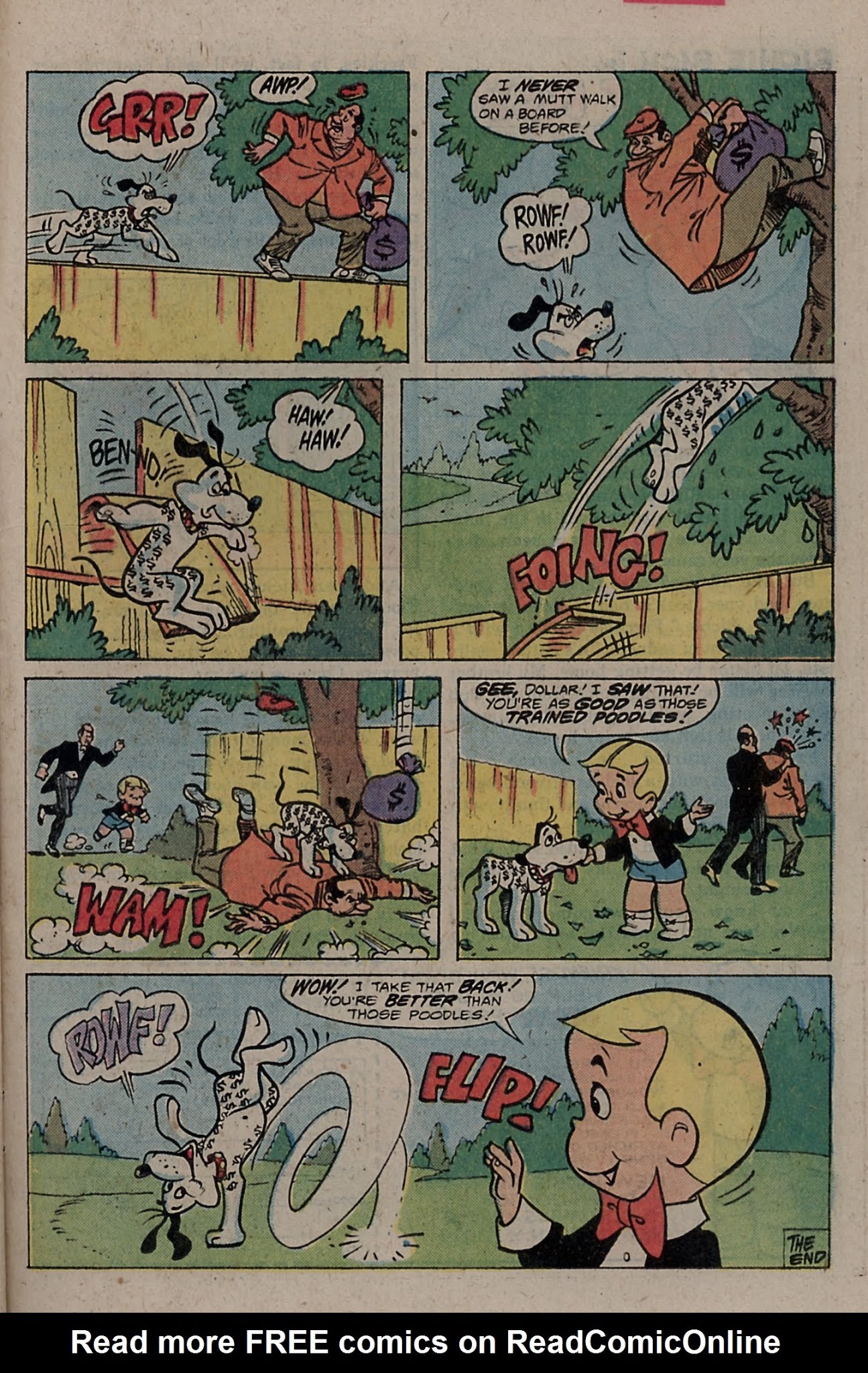 Read online Richie Rich & Dollar the Dog comic -  Issue #10 - 41