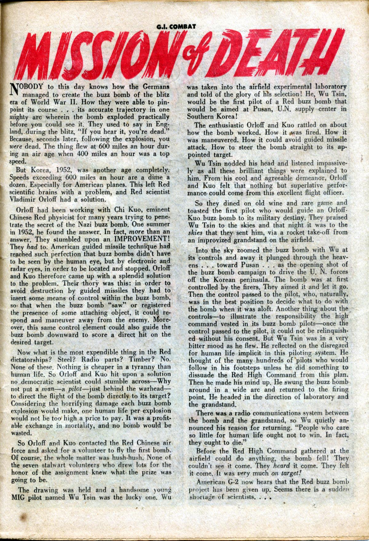 Read online G.I. Combat (1952) comic -  Issue #1 - 25